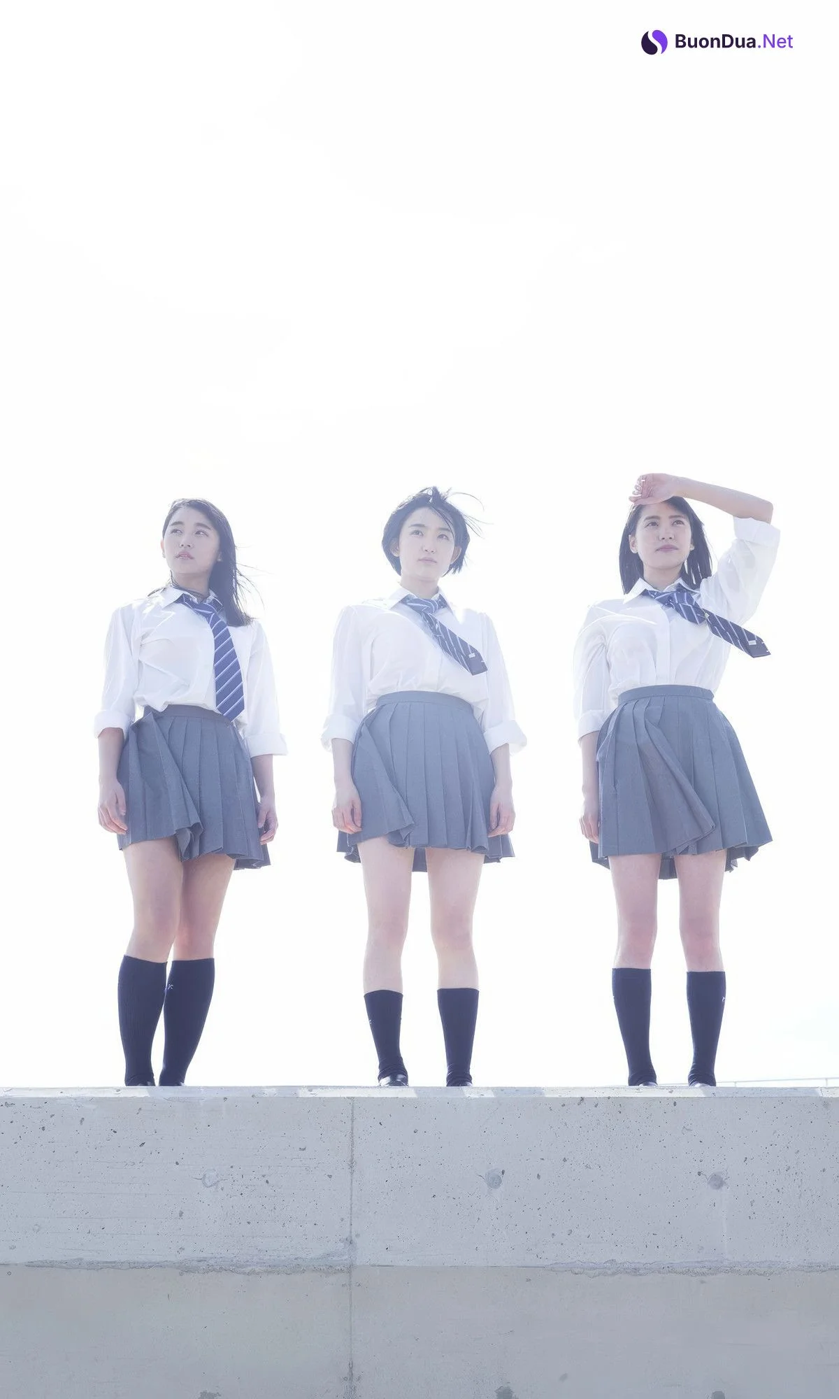 松永有紗・早乙女ゆう・浅川梨奈, デジタル週プレ写真集 「2代目週プレ3姉妹 青春の1ページ」 Set.01 - 写真 5