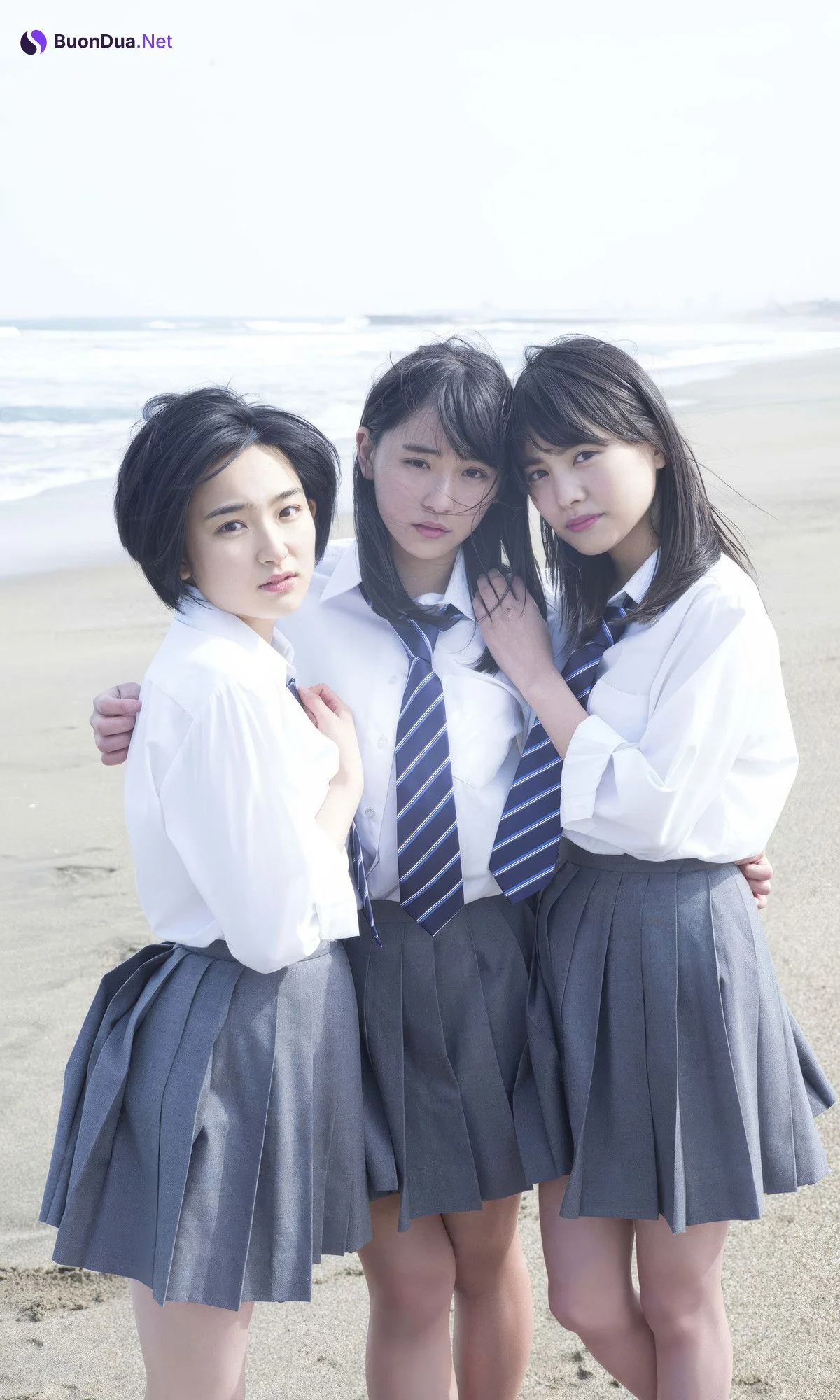 松永有紗・早乙女ゆう・浅川梨奈, デジタル週プレ写真集 「2代目週プレ3姉妹 青春の1ページ」 Set.02 - 写真 16
