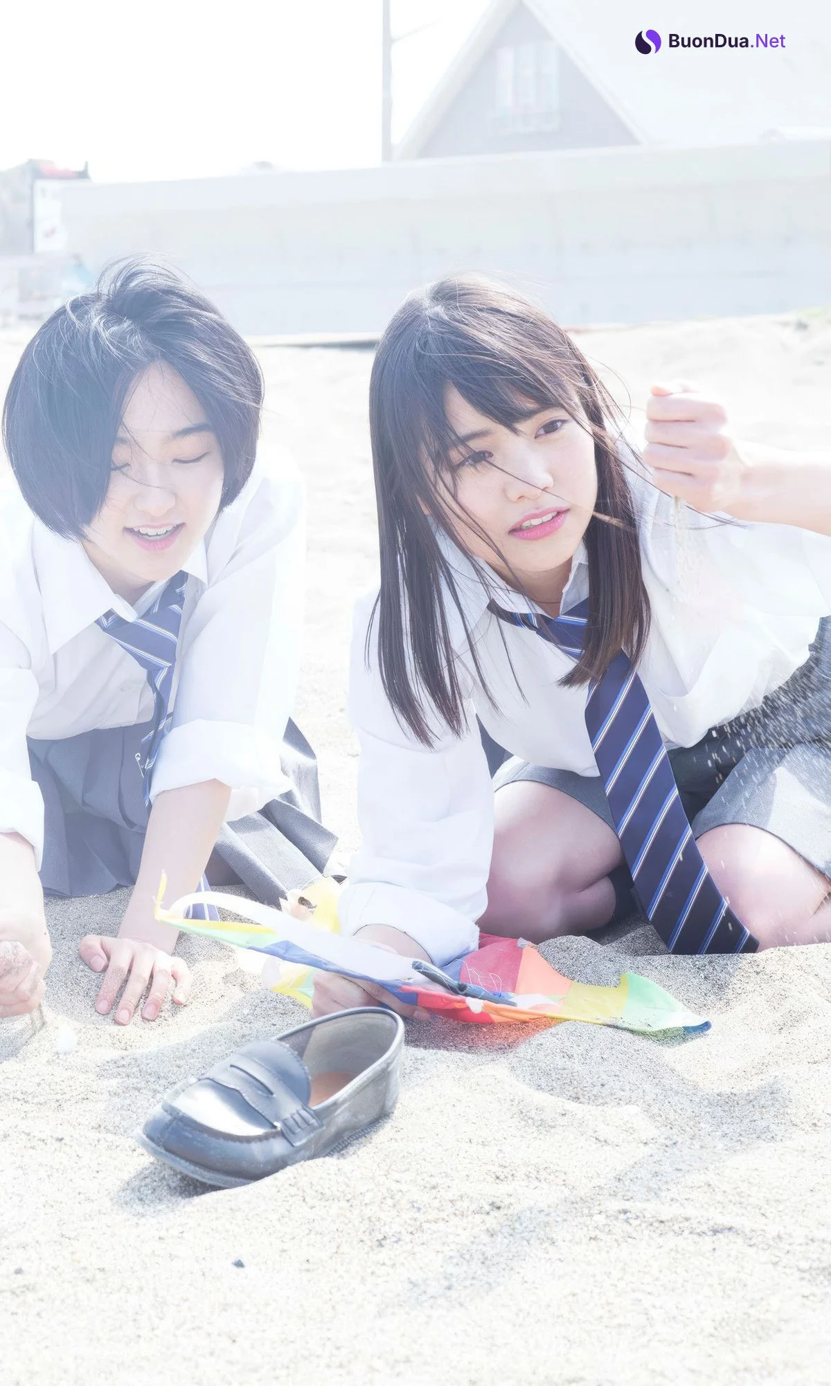松永有紗・早乙女ゆう・浅川梨奈, デジタル週プレ写真集 「2代目週プレ3姉妹 青春の1ページ」 Set.02 - 写真 4