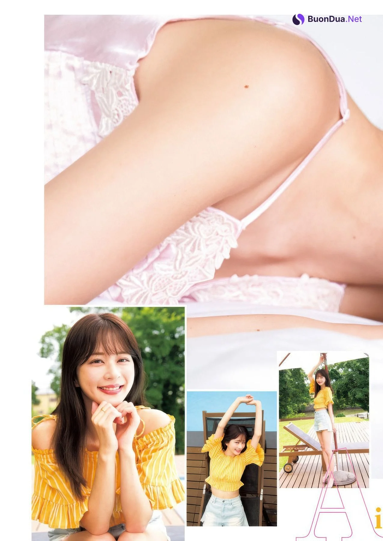 Aika Okita 沖田愛加, Mizuki Sugiura 杉浦みずき, Young Jump 2025 No.41 (ヤングジャンプ 2025年41号) - รูปภาพ 2