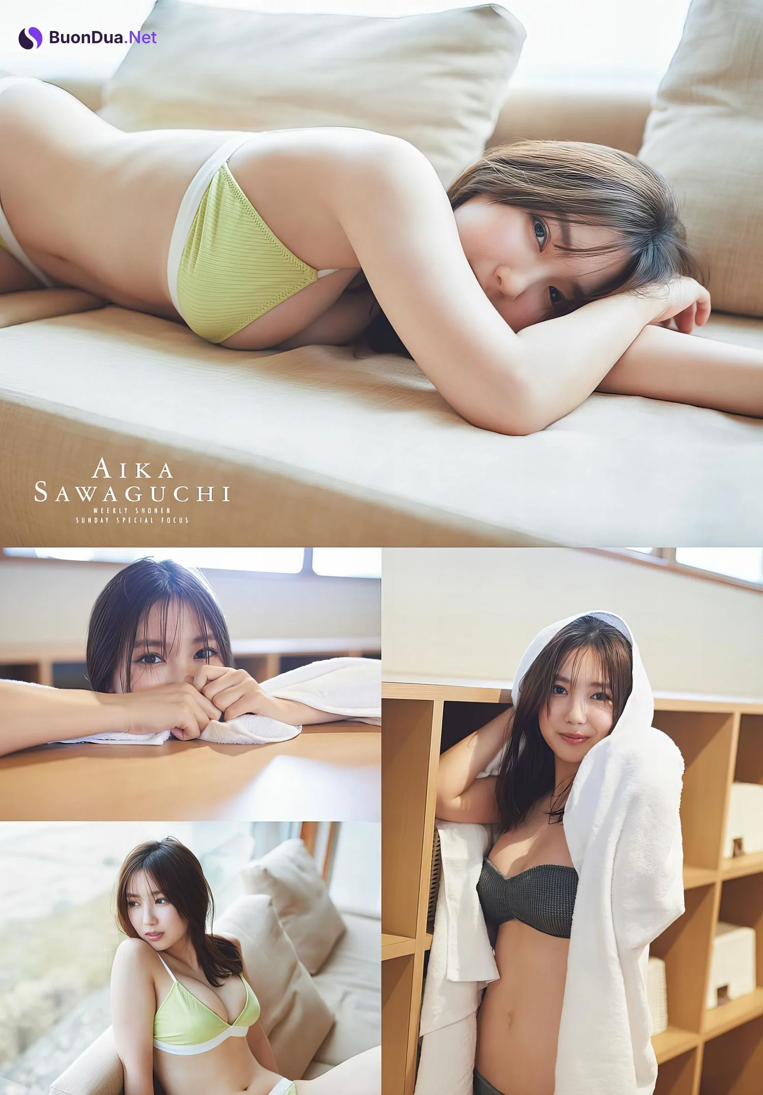 Aika Sawaguchi 沢口愛華, Shonen Sunday 2024 No.14 (週刊少年サンデー 2024年14号) - Photo 8