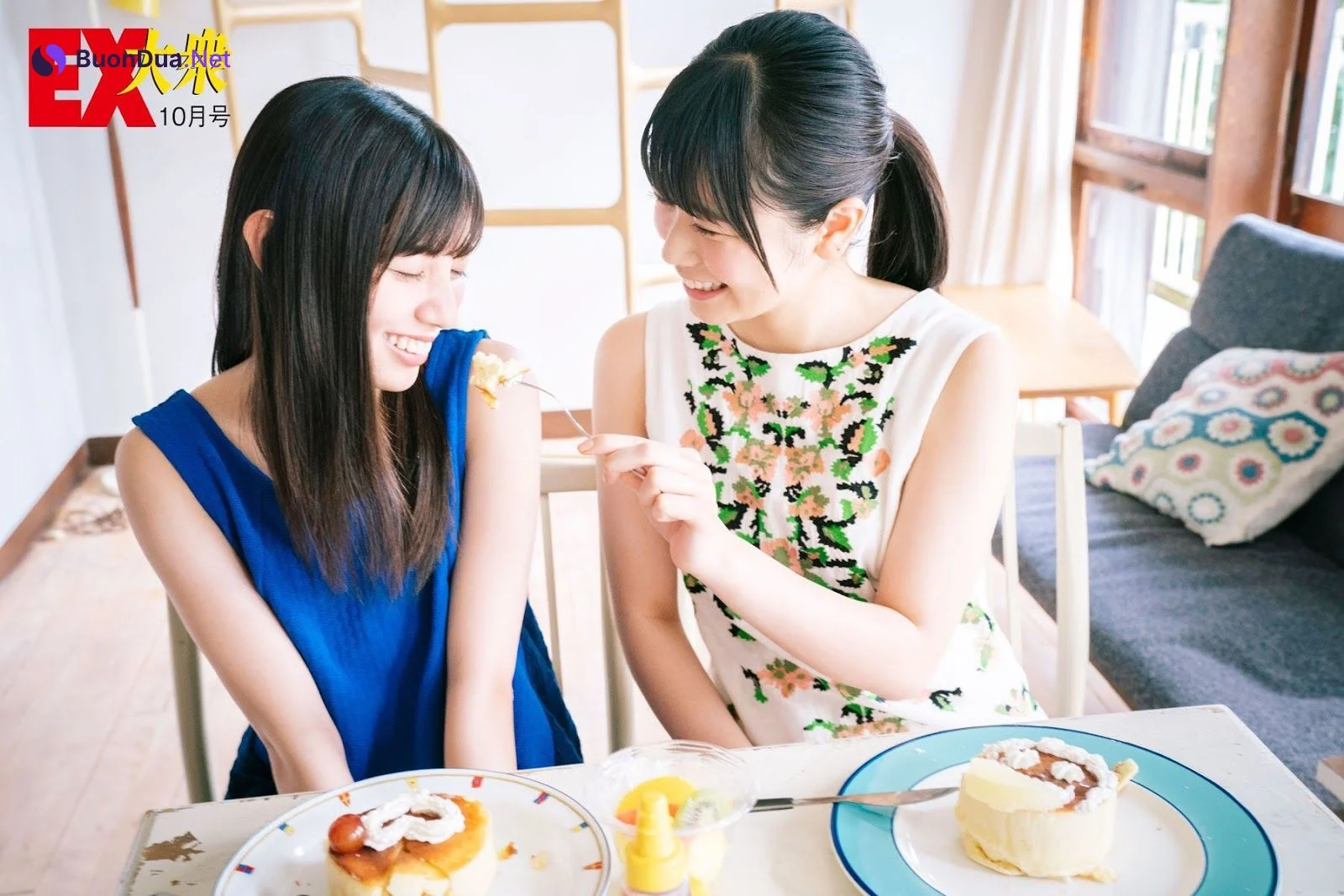 Akari Nibu 丹生明里, Hina Kawata 河田陽菜, Ex-Taishu 2019.10 (EX大衆 2019年10月号) - Photo 4