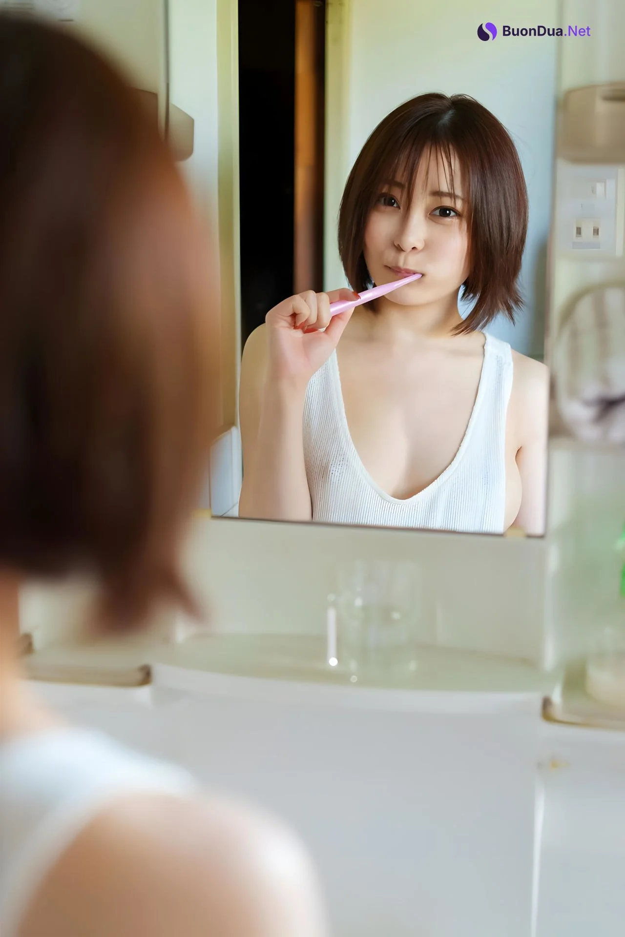 Ami Kitai 希代あみ, オフィシャル写真集 [白い裸] Set.03 - 照片 3