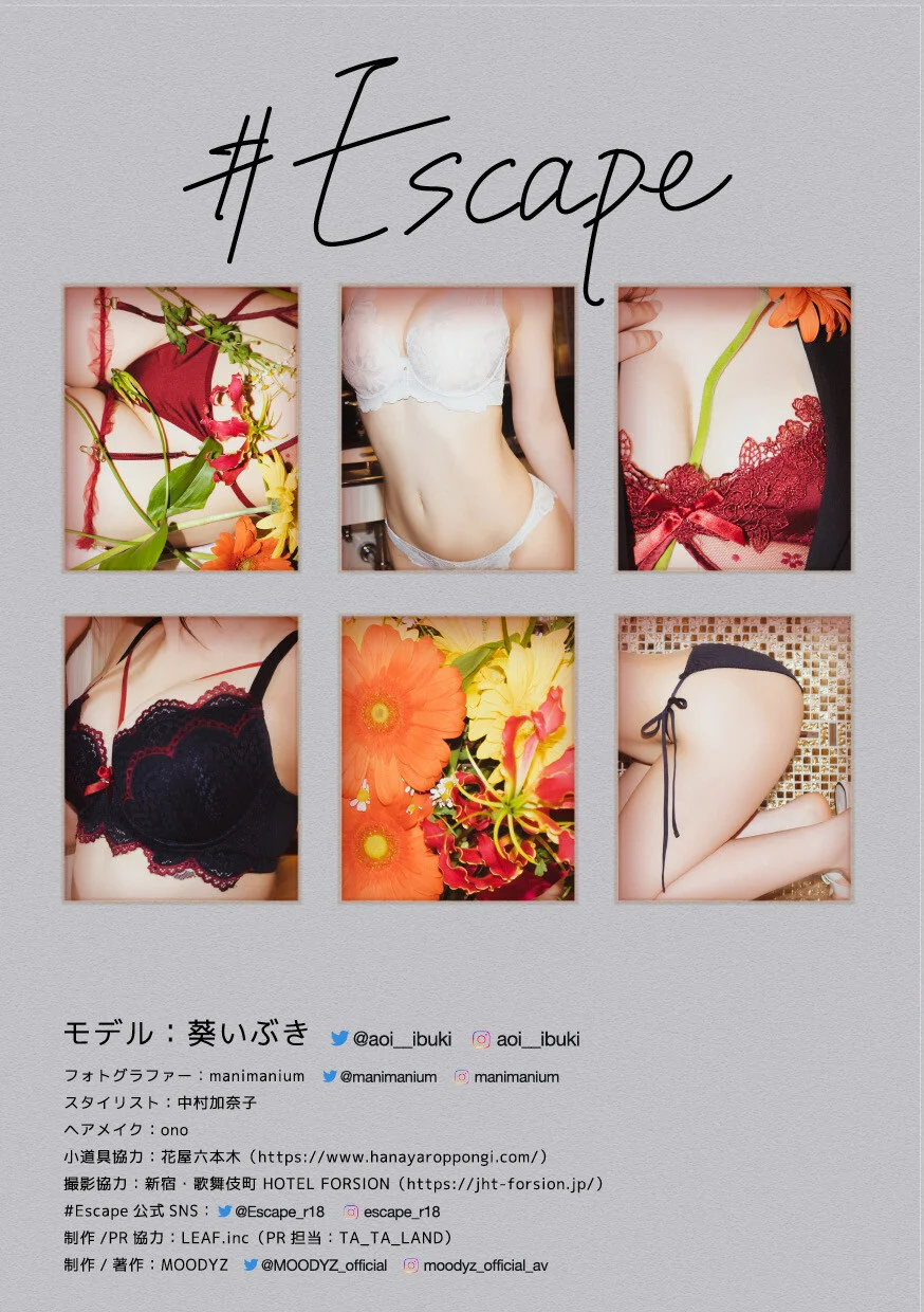 Aoi Ibuki 葵いぶき, 写真集 #Escape Set.01