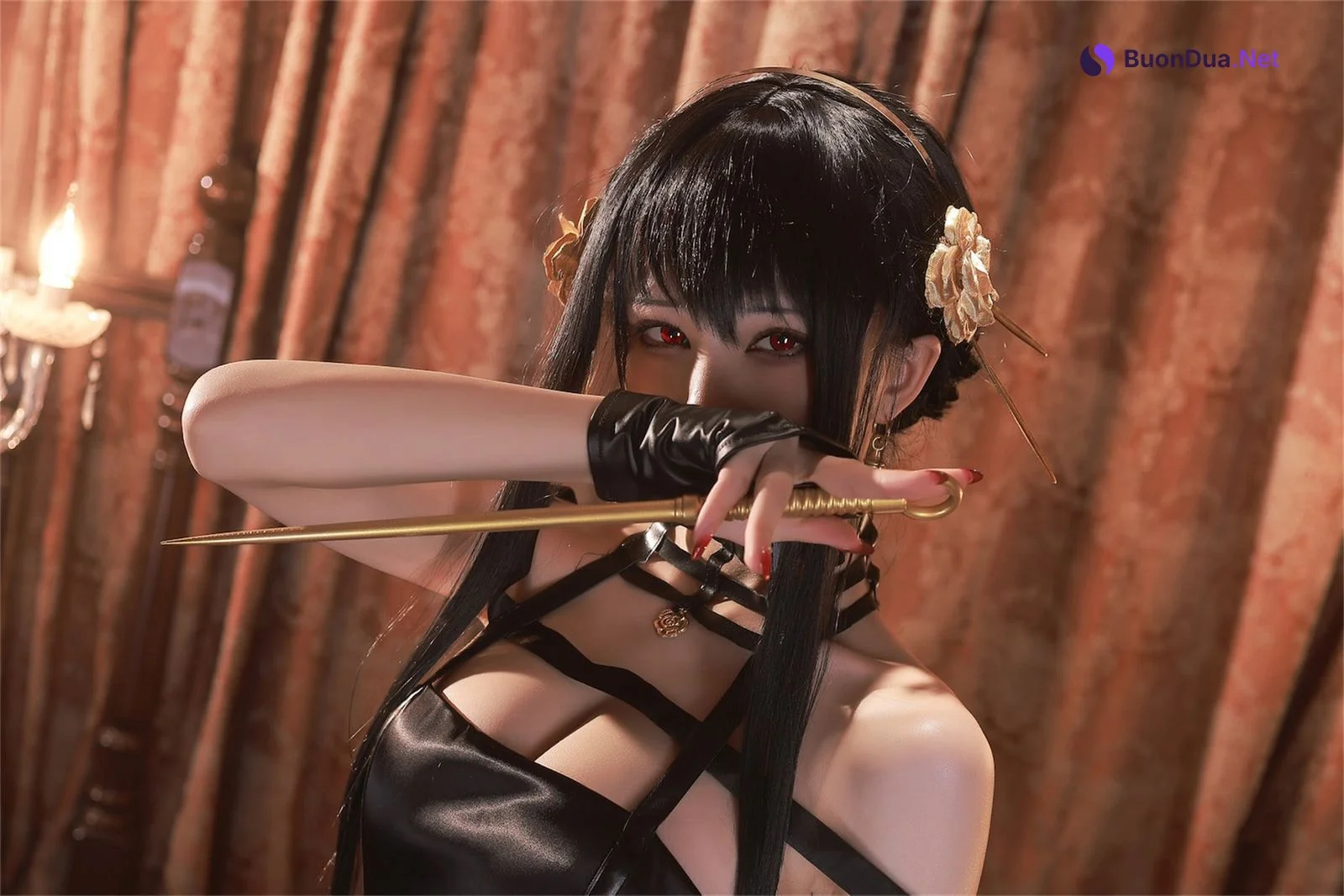 水淼aqua Cosplay 约尔黑礼服 - 사진 11