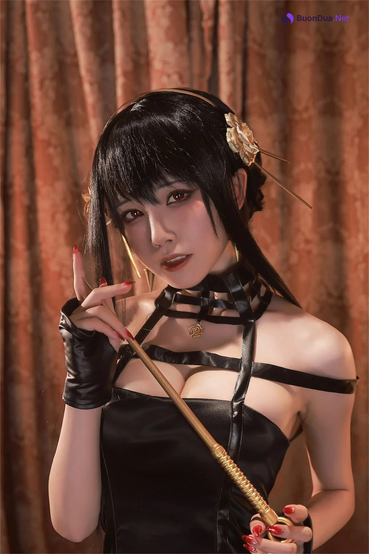 水淼aqua Cosplay 约尔黑礼服 - 사진 13