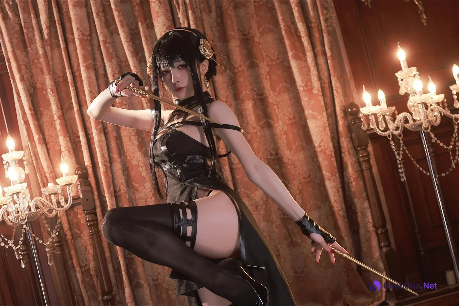水淼aqua Cosplay 约尔黑礼服 - 사진 14