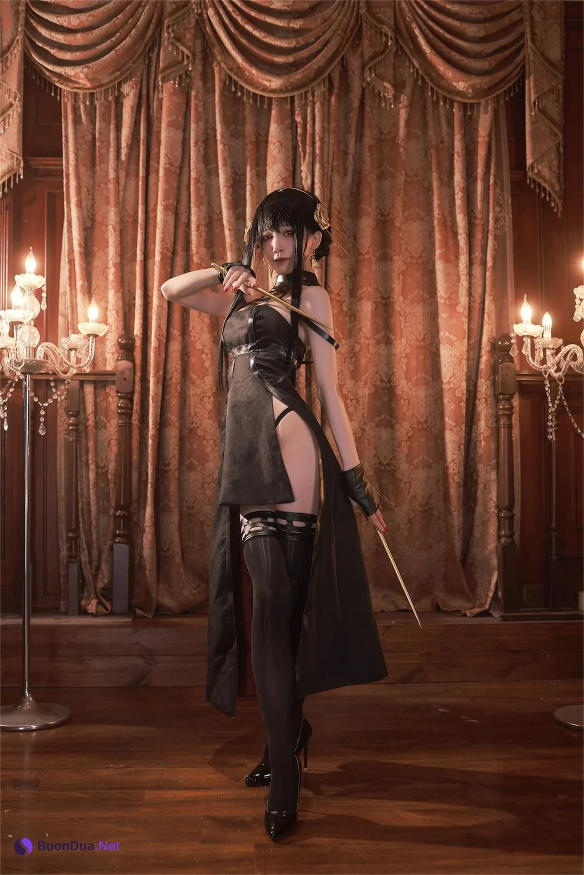 水淼aqua Cosplay 约尔黑礼服 - 사진 6