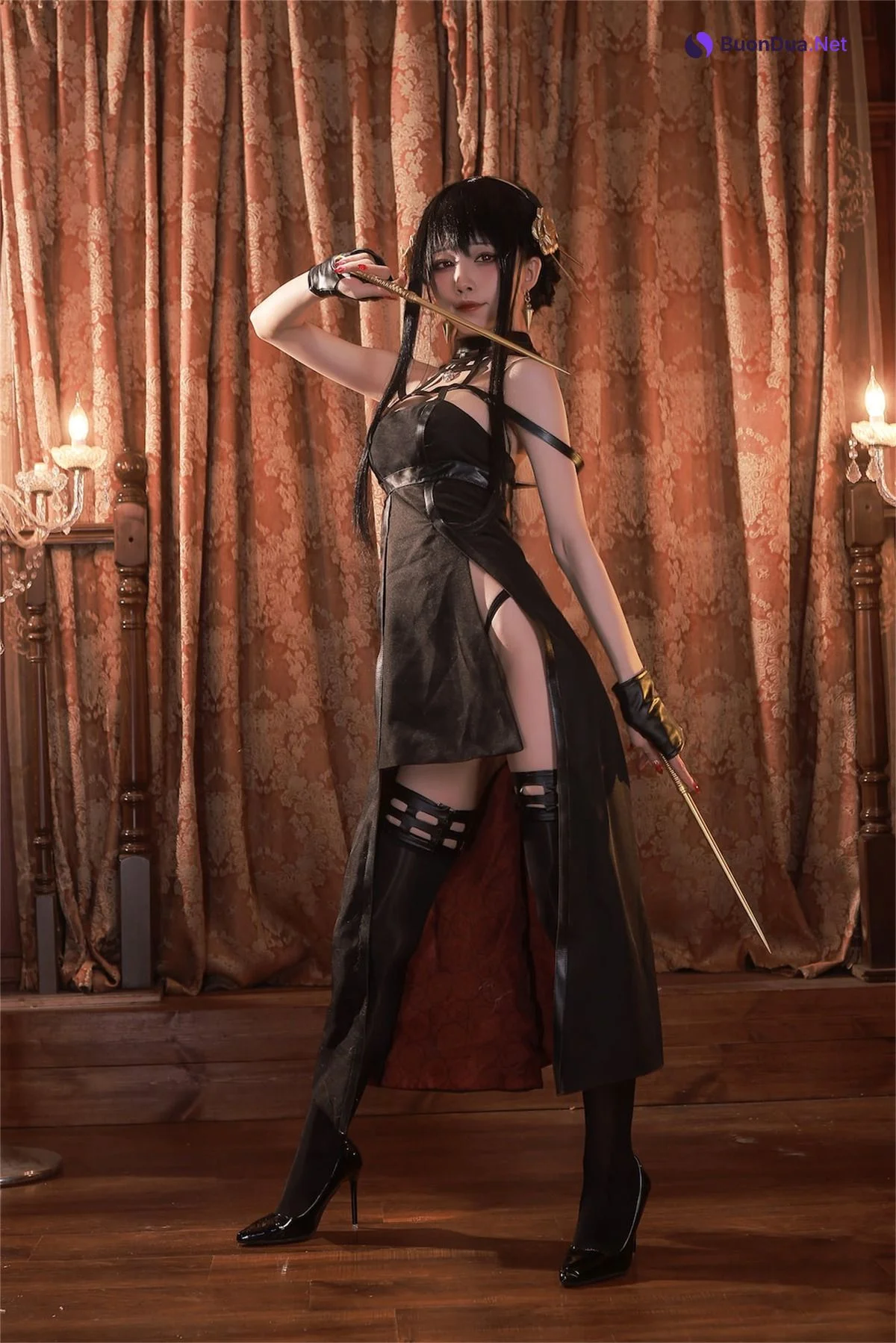 水淼aqua Cosplay 约尔黑礼服 - 사진 7