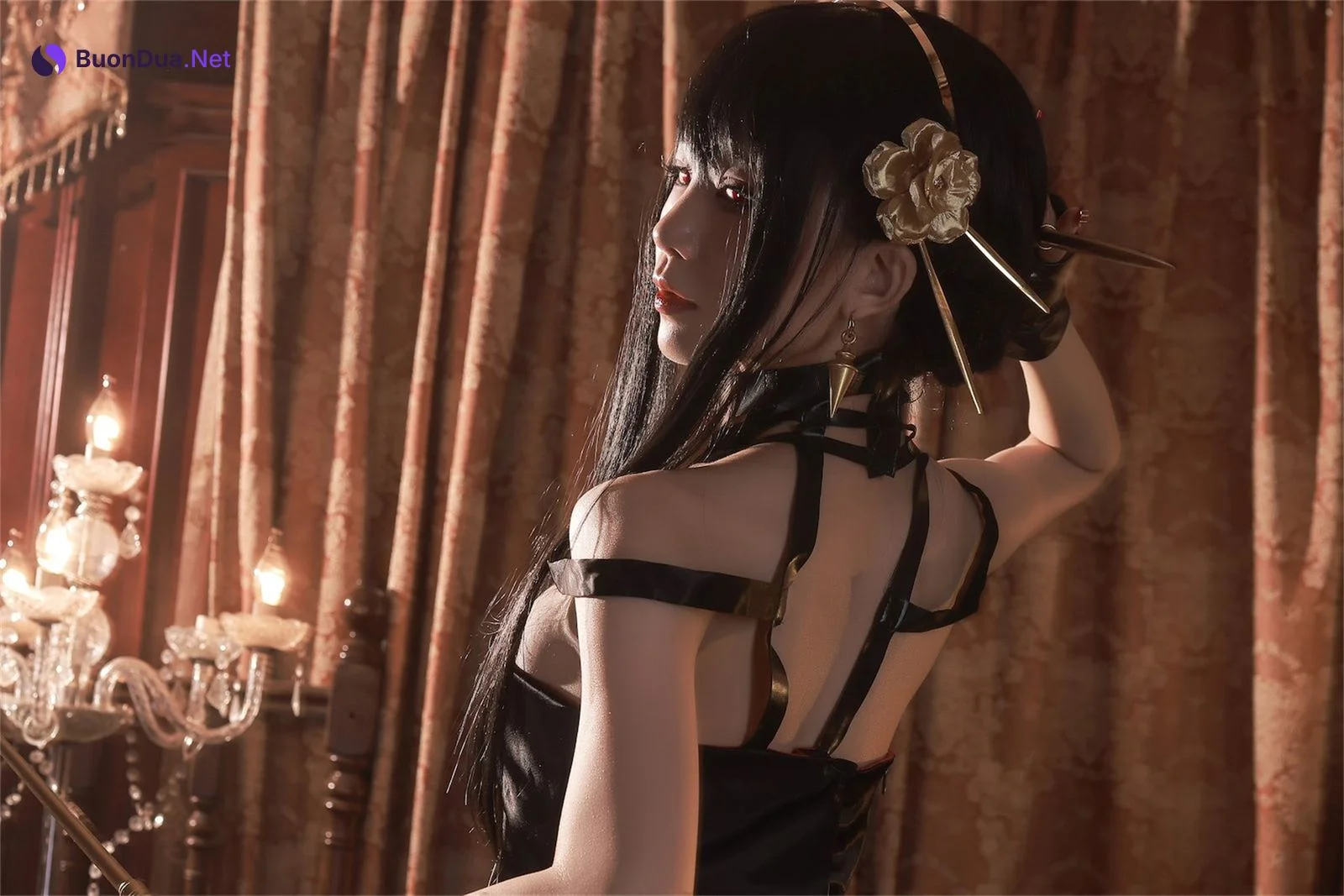 水淼aqua Cosplay 约尔黑礼服 - 사진 9