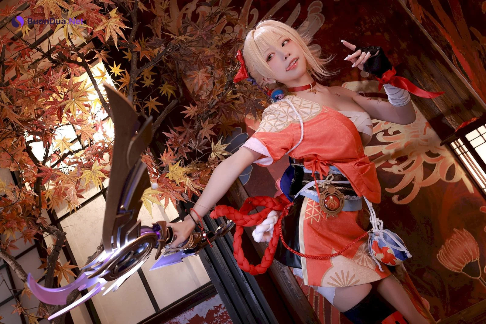 水淼aqua Cosplay 宵宫 Vol.01 - รูปภาพ 17