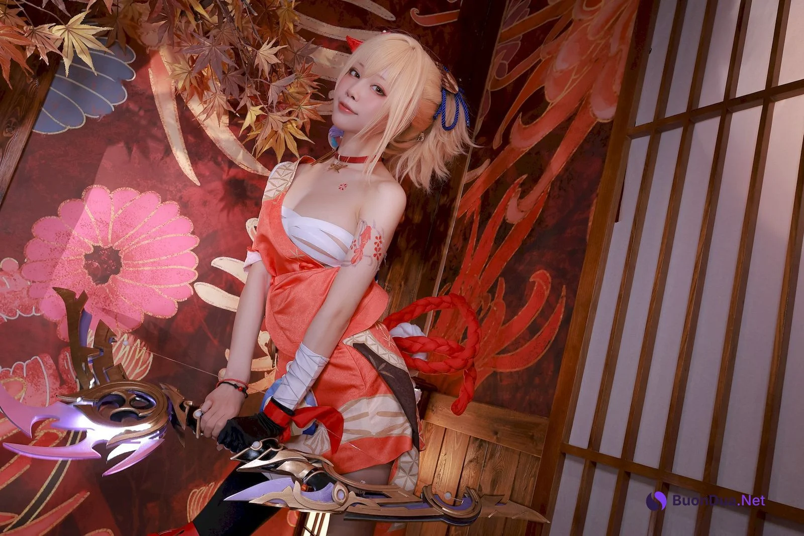 水淼aqua Cosplay 宵宫 Vol.01 - รูปภาพ 4