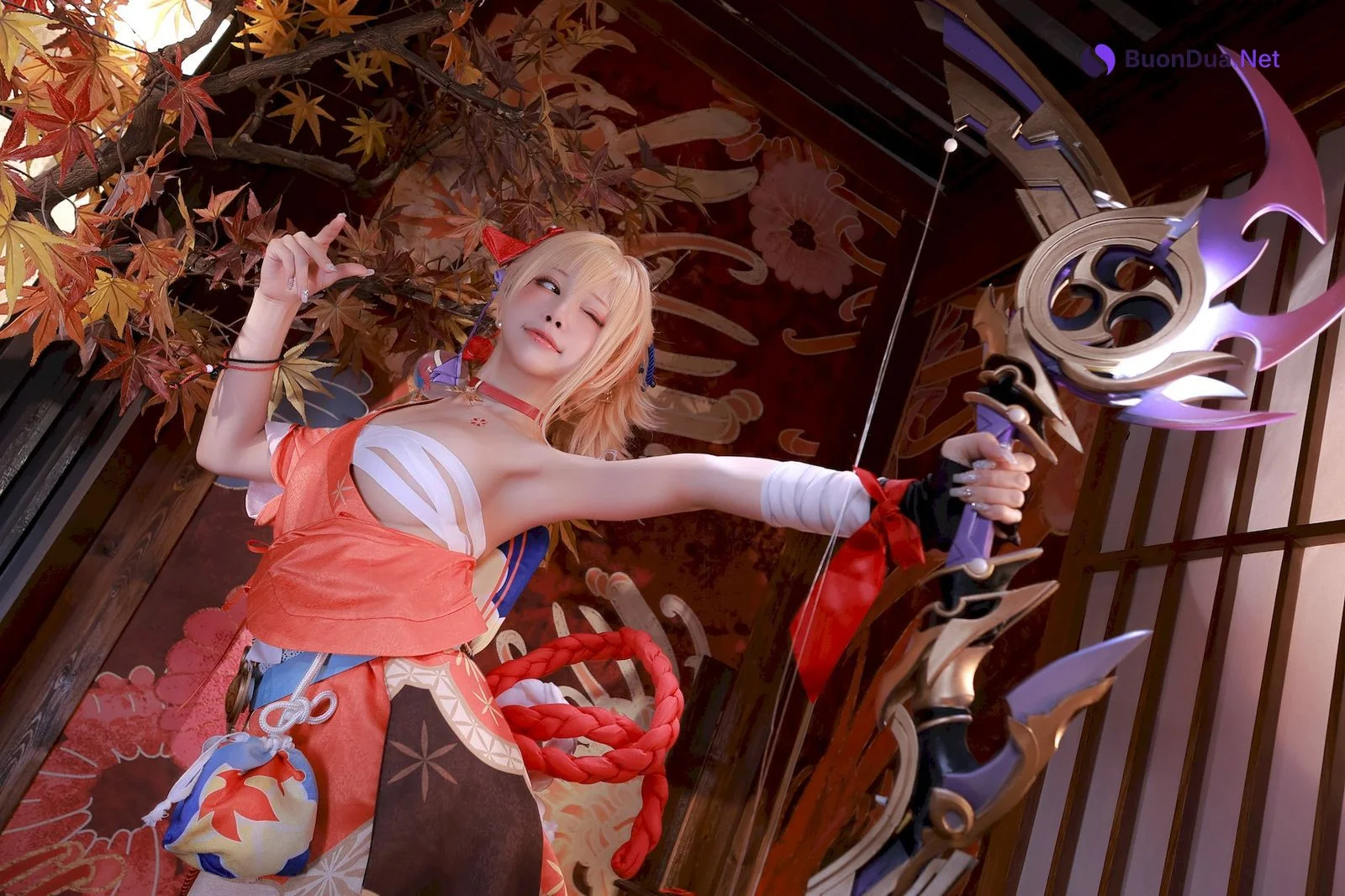 水淼aqua Cosplay 宵宫 Vol.01 - รูปภาพ 5