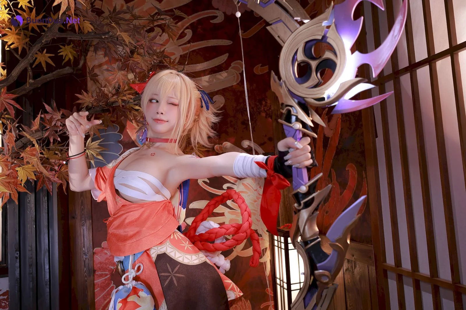 水淼aqua Cosplay 宵宫 Vol.01 - รูปภาพ 6