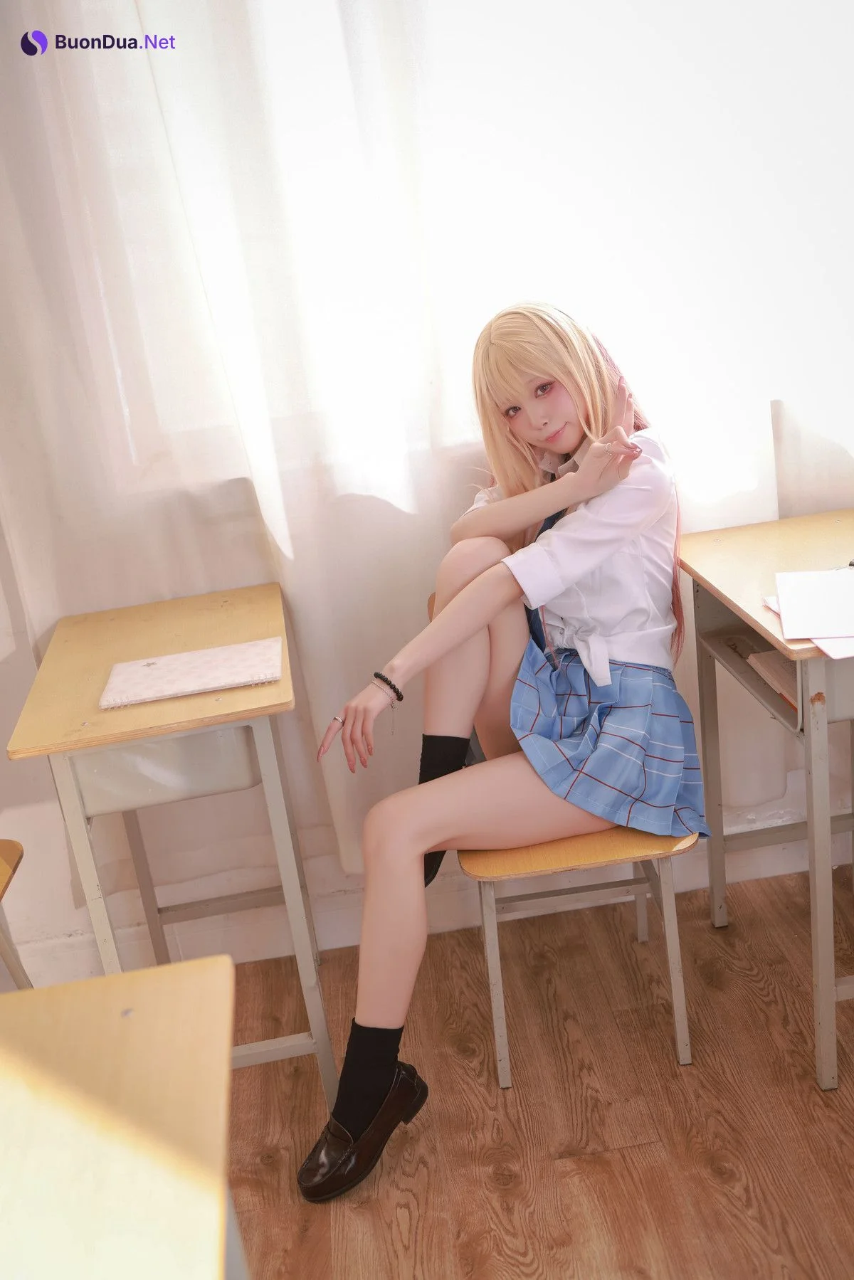 水淼aqua Cosplay Vol.117 Marin Kitagawa 喜多川海夢 - Photo 2