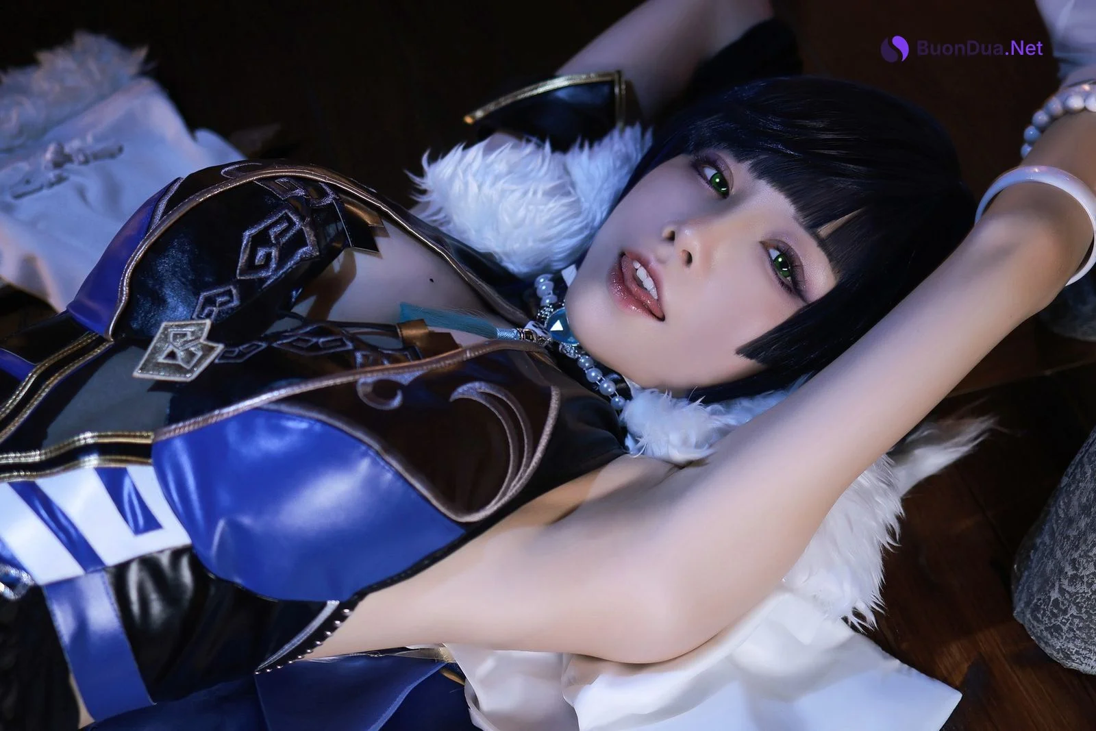 水淼aqua Cosplay 夜兰 Yelan - รูปภาพ 10