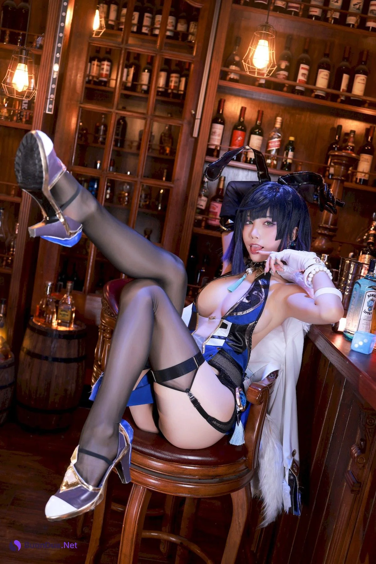 水淼aqua Cosplay 夜兰 Yelan Vol.02 - Photo 15