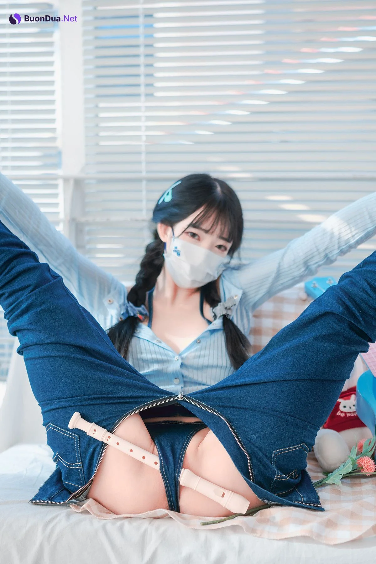 Aram 아람, DJAWA ‘Messed up Denim’ Set.01 - Photo 15