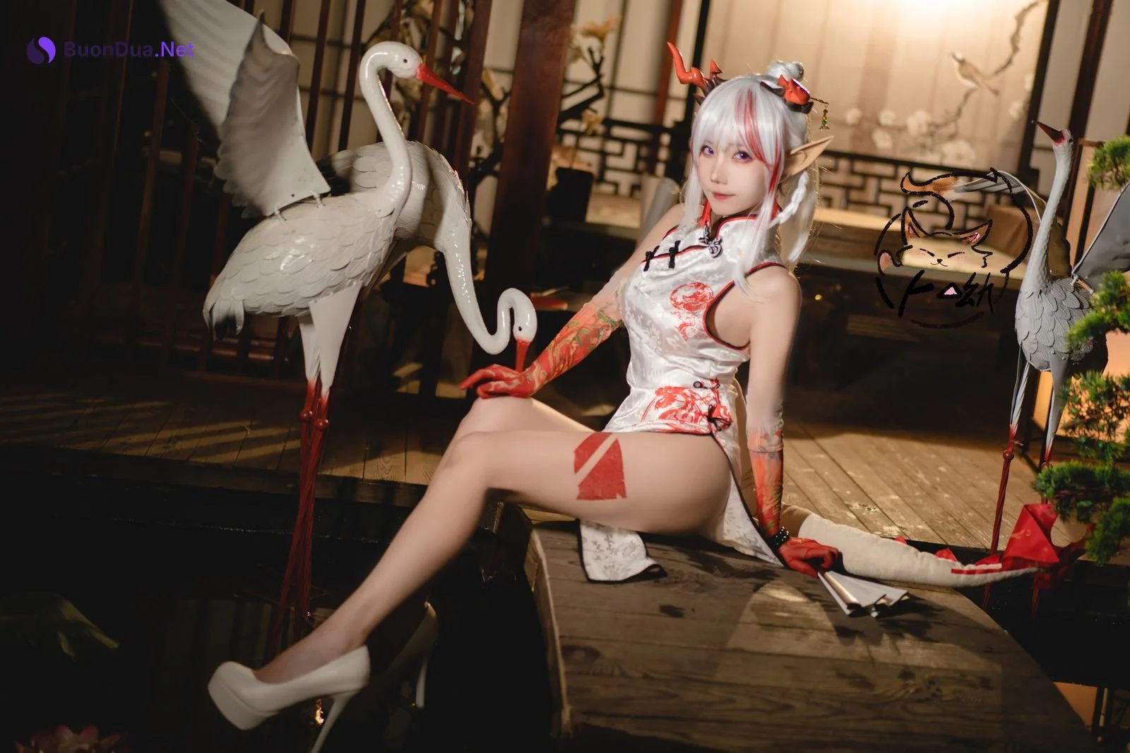 [卜呦] 年旗袍·乐逍遥 Arknights Qi Pao - Photo 10