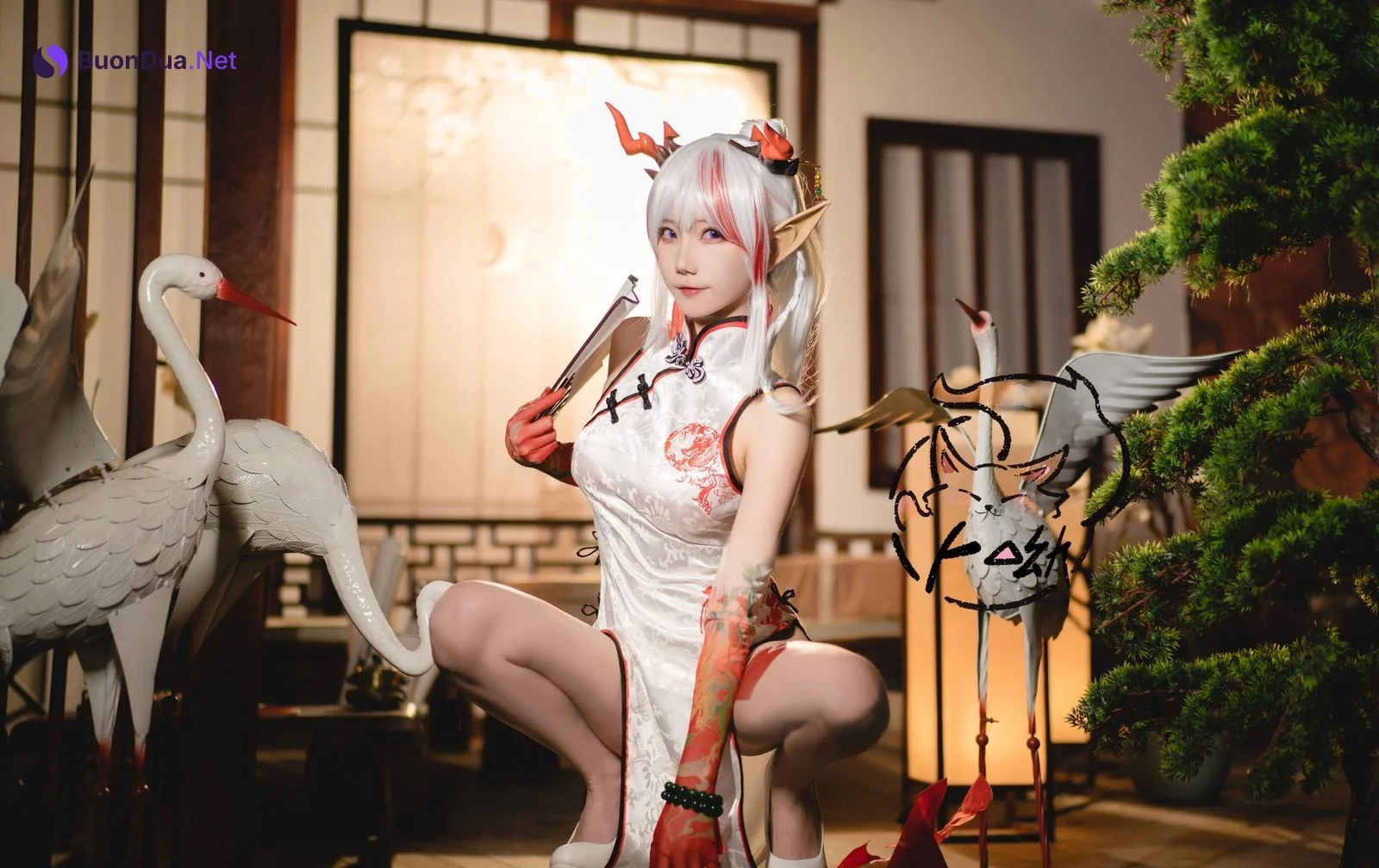[卜呦] 年旗袍·乐逍遥 Arknights Qi Pao - Photo 12