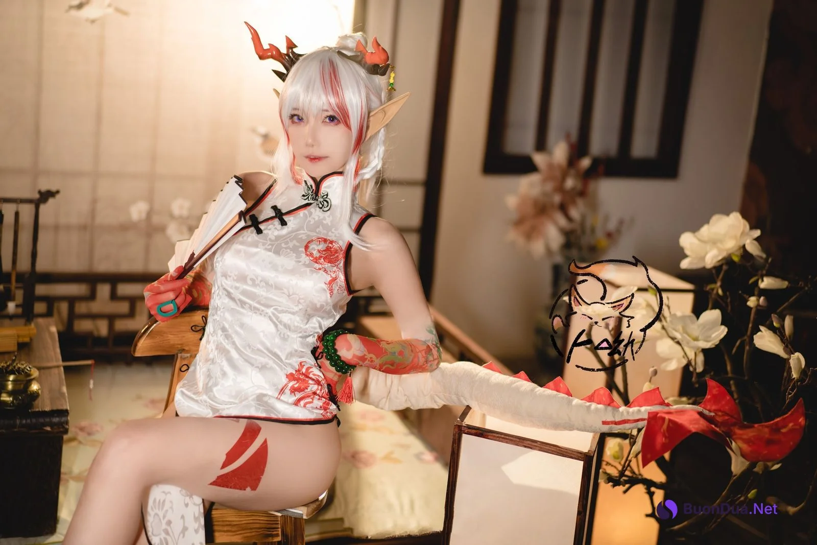 [卜呦] 年旗袍·乐逍遥 Arknights Qi Pao - Photo 13