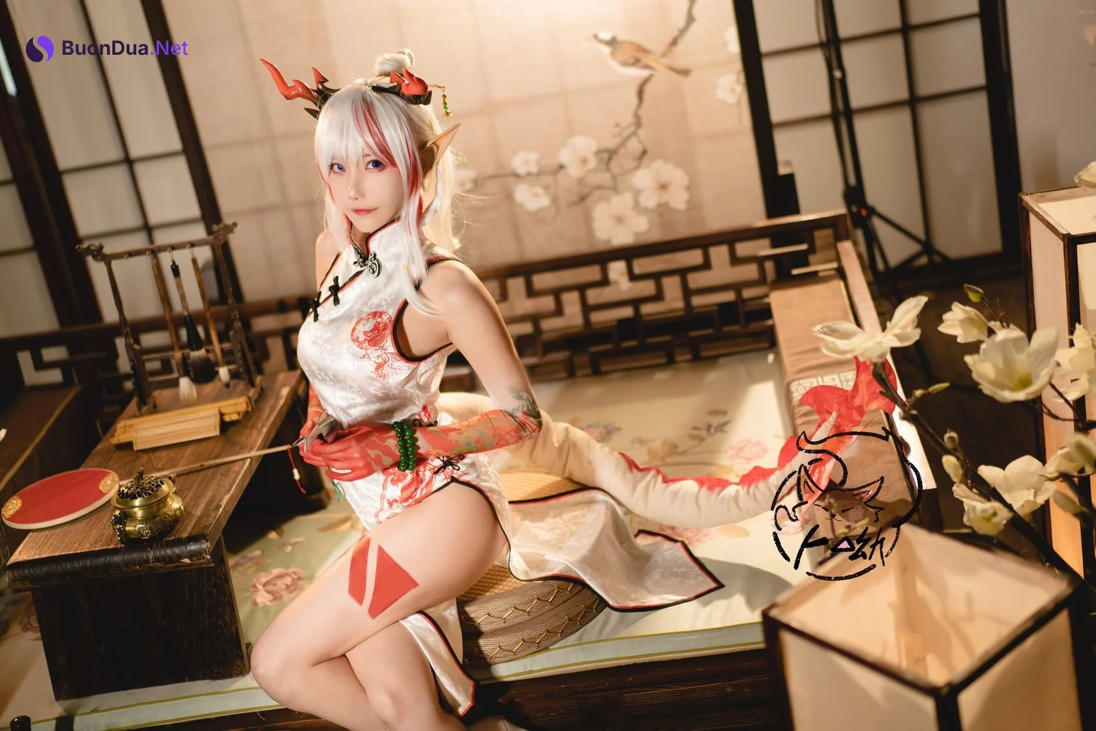 [卜呦] 年旗袍·乐逍遥 Arknights Qi Pao - Photo 14