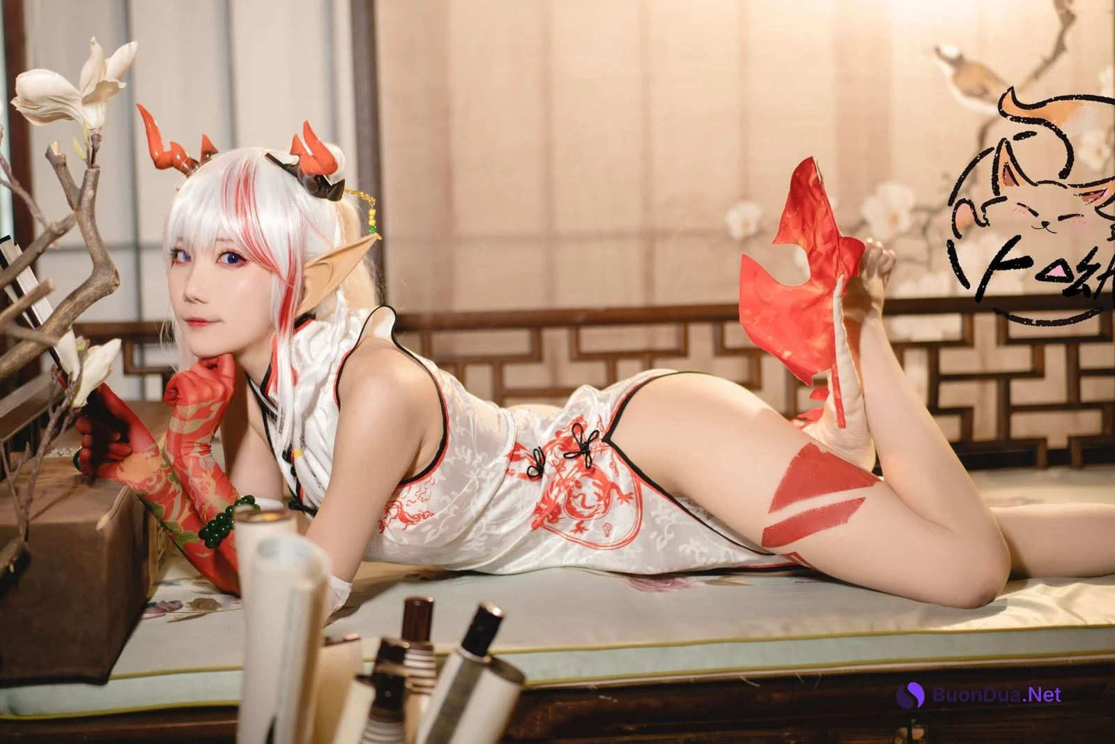 [卜呦] 年旗袍·乐逍遥 Arknights Qi Pao - Photo 15