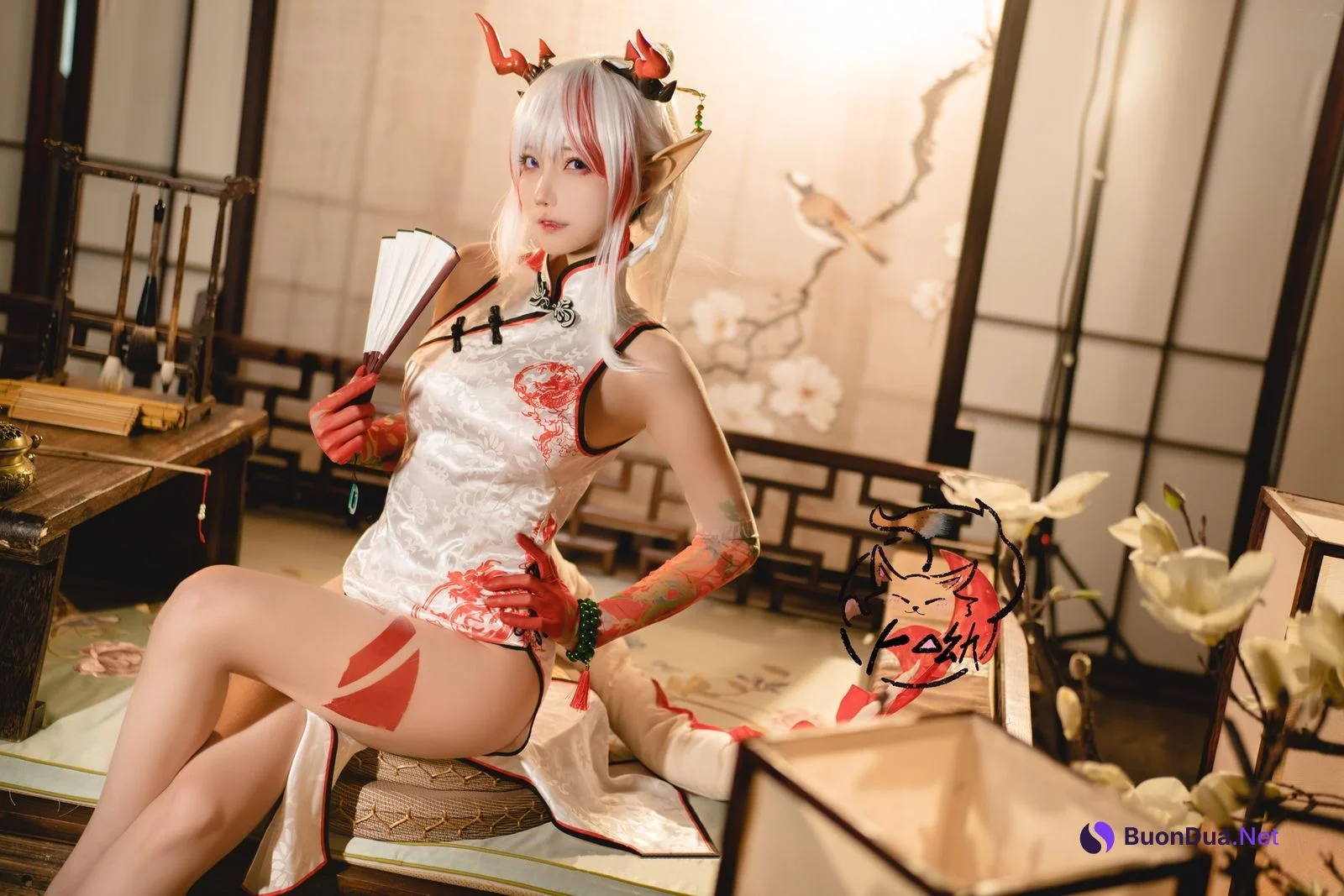[卜呦] 年旗袍·乐逍遥 Arknights Qi Pao - Photo 2