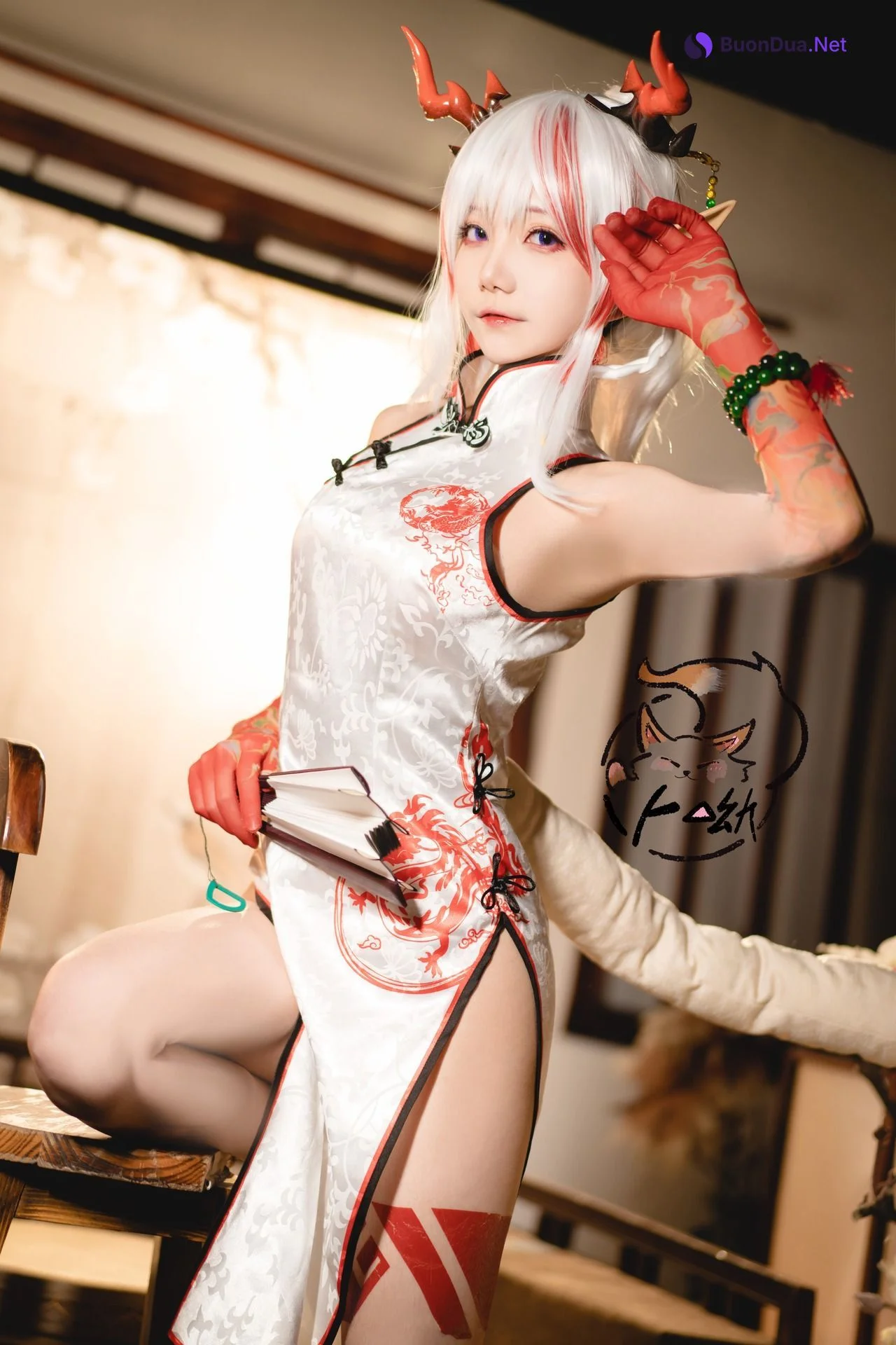 [卜呦] 年旗袍·乐逍遥 Arknights Qi Pao - Photo 3