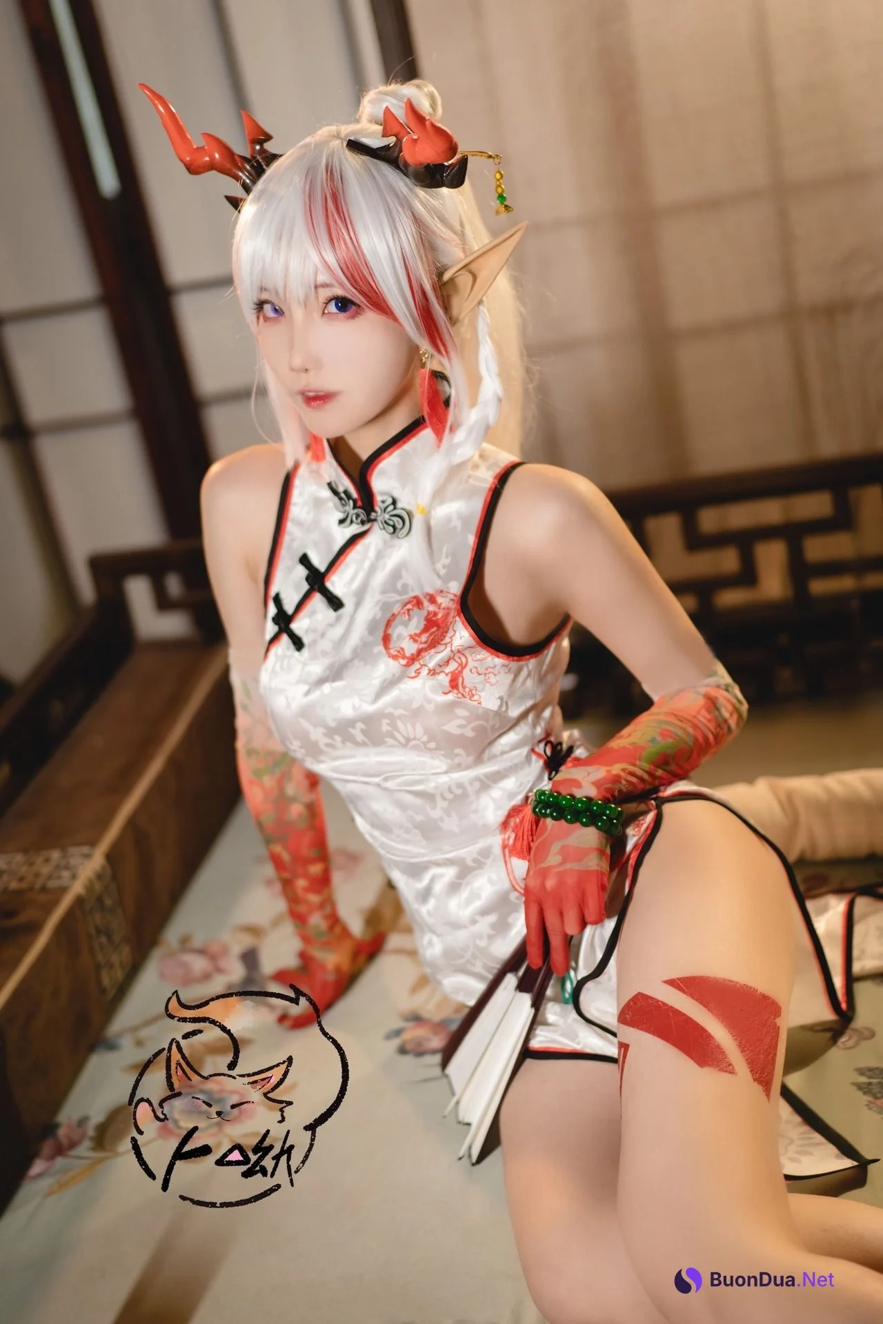 [卜呦] 年旗袍·乐逍遥 Arknights Qi Pao - Photo 5