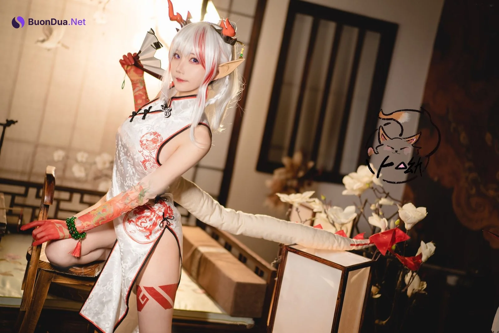 [卜呦] 年旗袍·乐逍遥 Arknights Qi Pao - Photo 6