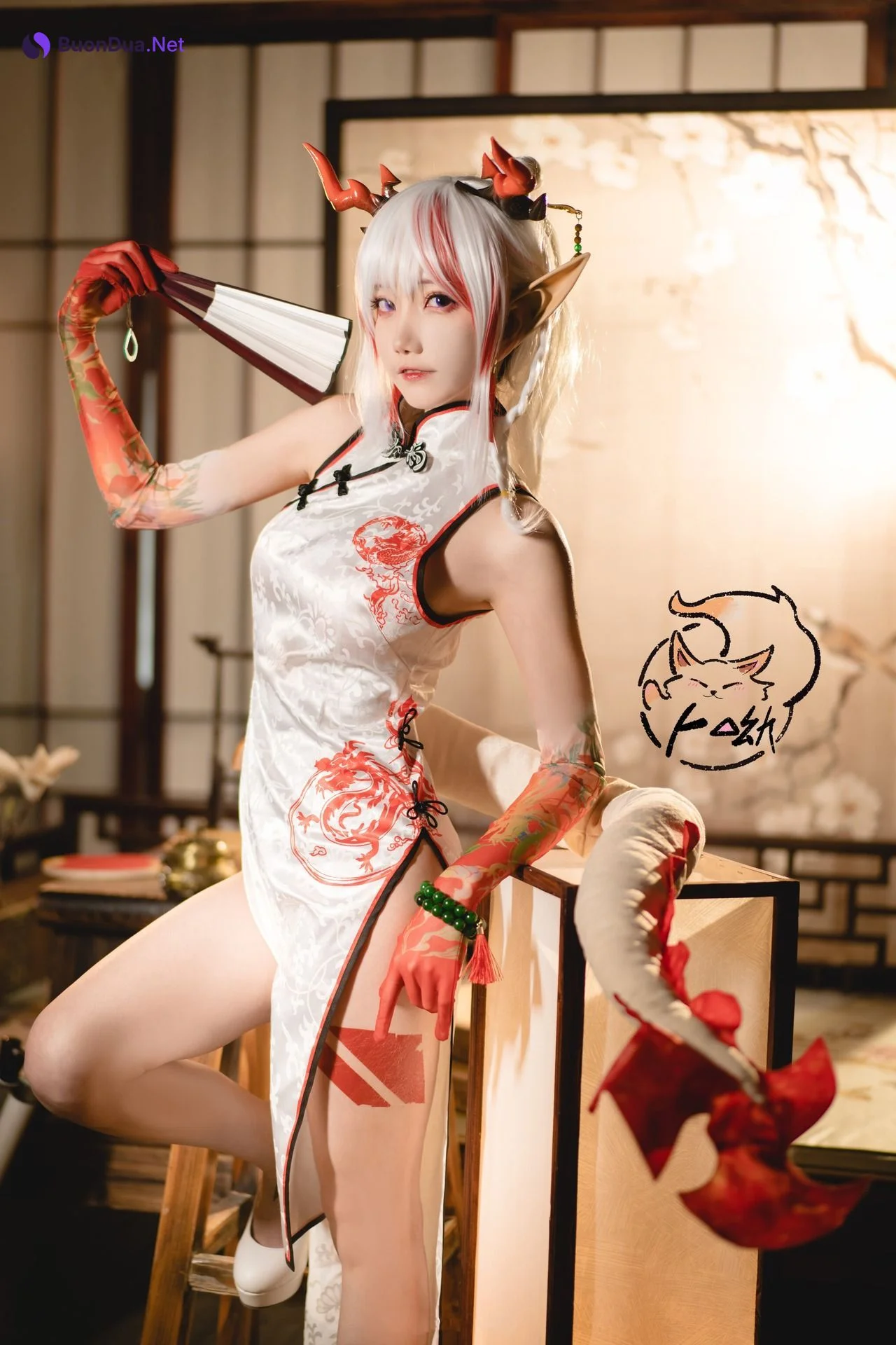 [卜呦] 年旗袍·乐逍遥 Arknights Qi Pao - Photo 7