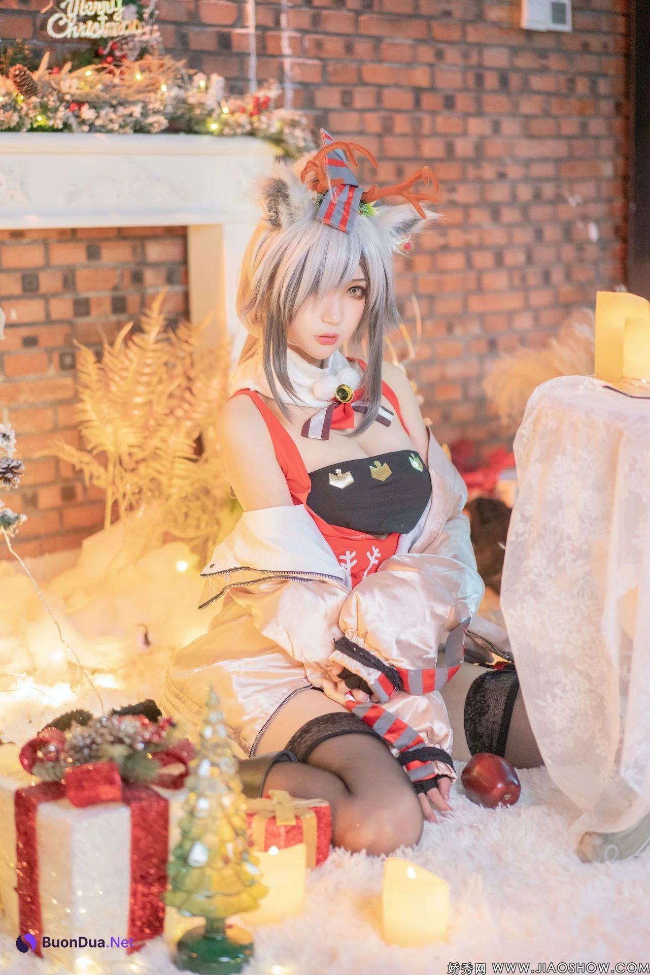[周叽是可爱兔兔] 圣诞黑 Arknights Schwarz - Photo 10