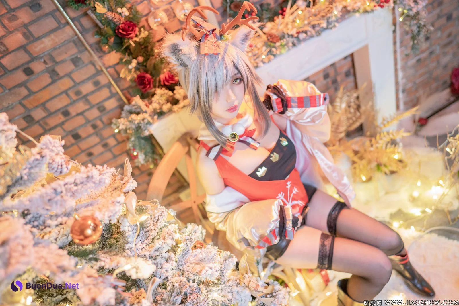 [周叽是可爱兔兔] 圣诞黑 Arknights Schwarz - Photo 14