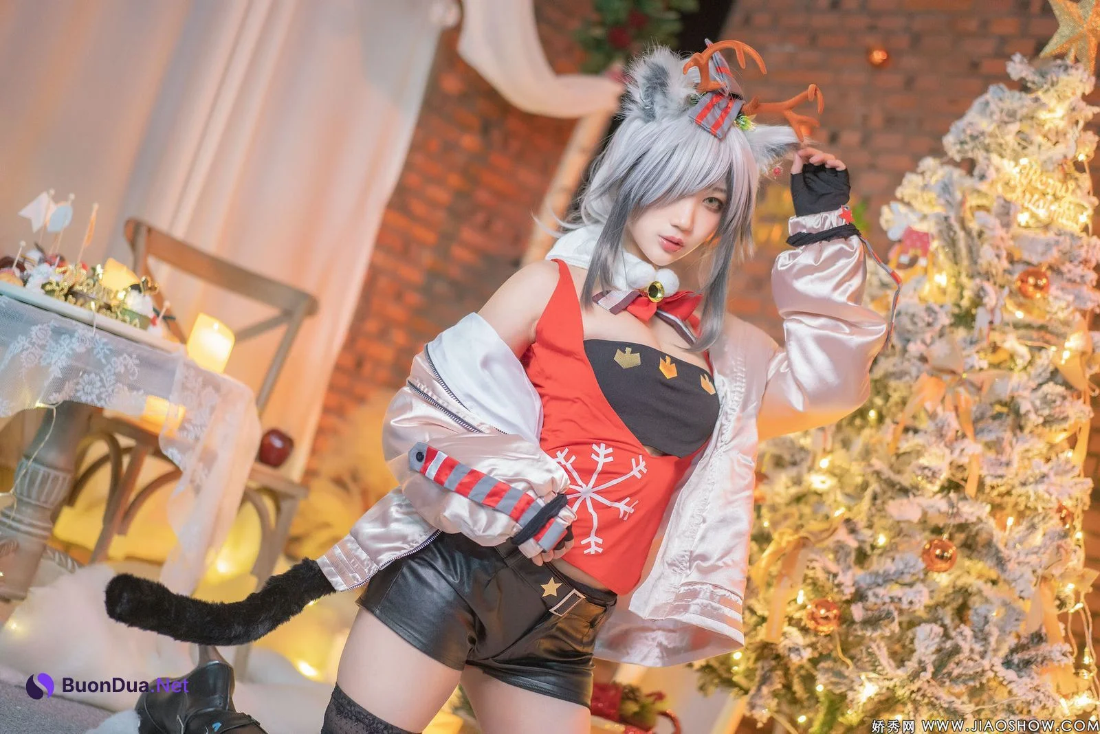 [周叽是可爱兔兔] 圣诞黑 Arknights Schwarz - Photo 15