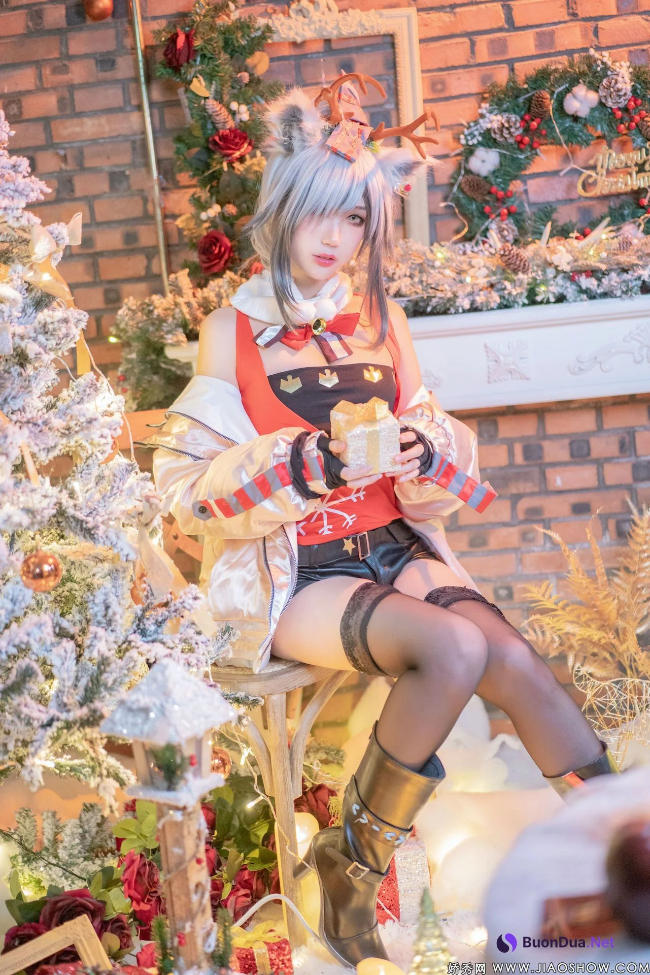 [周叽是可爱兔兔] 圣诞黑 Arknights Schwarz - Photo 18