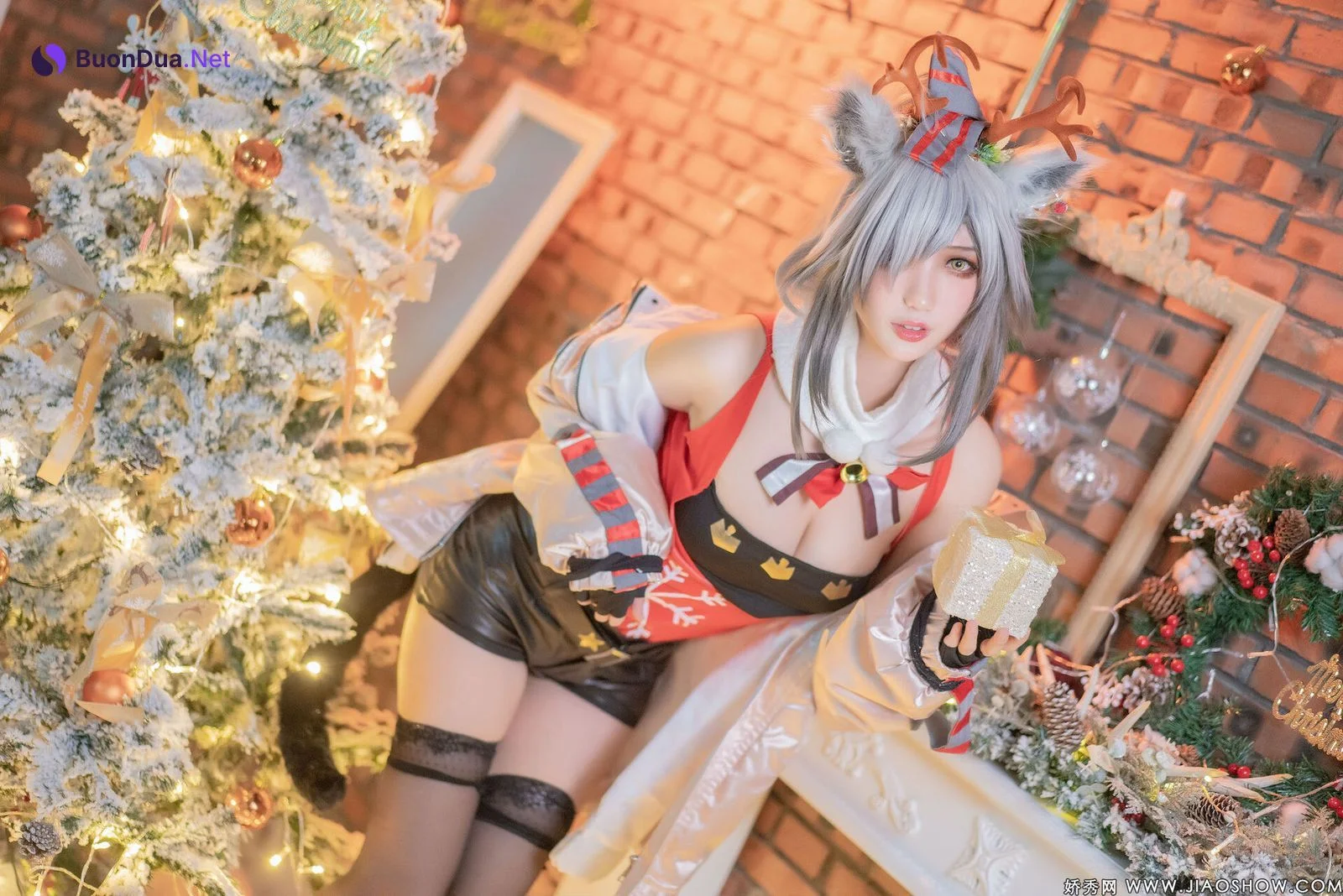 [周叽是可爱兔兔] 圣诞黑 Arknights Schwarz - Photo 4