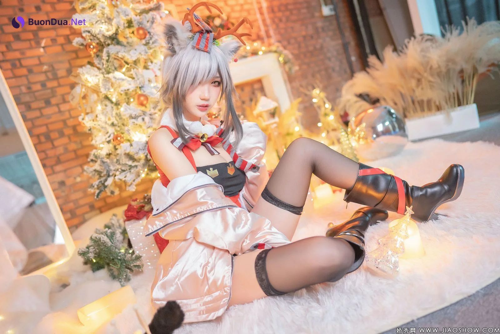 [周叽是可爱兔兔] 圣诞黑 Arknights Schwarz - Photo 5