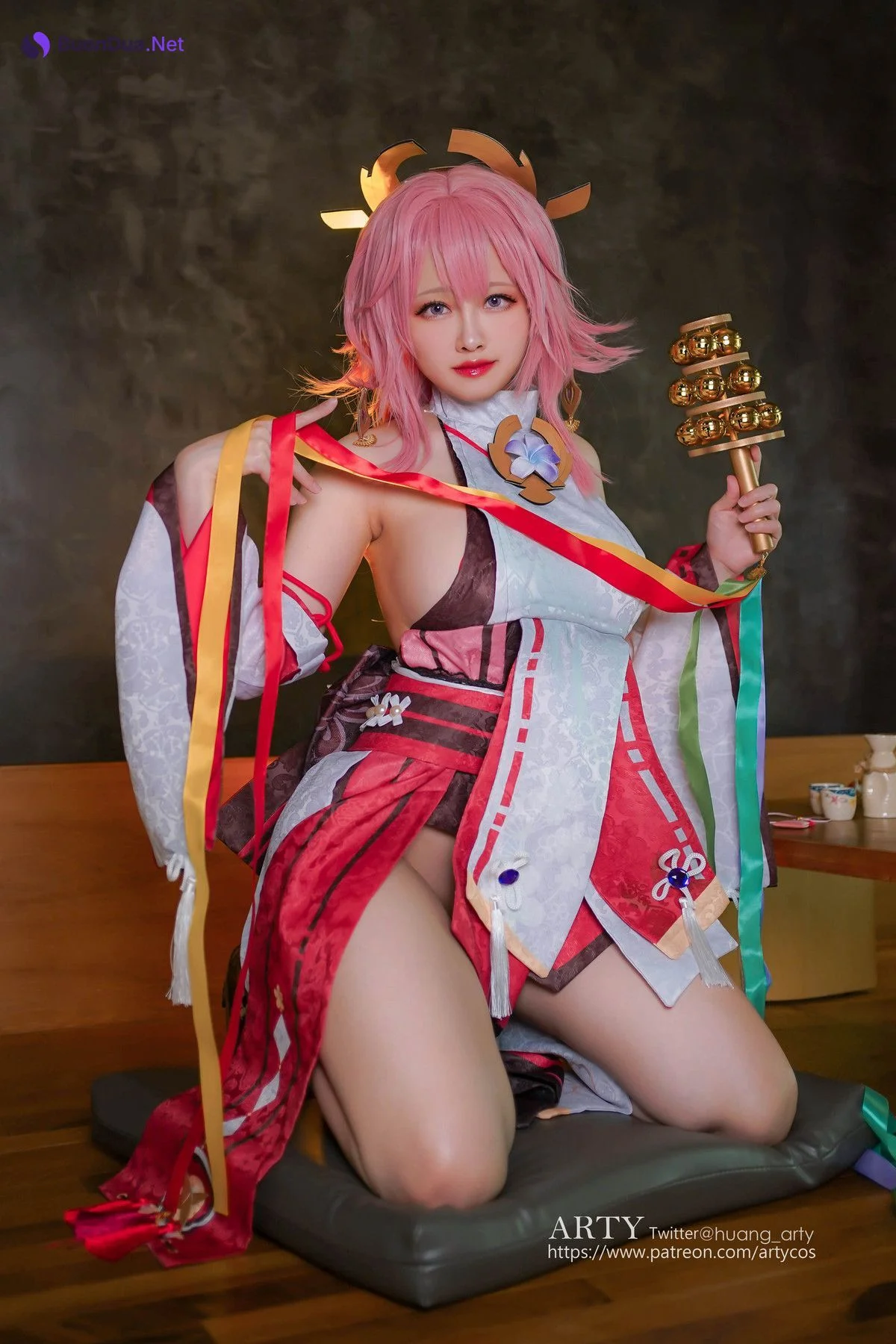 Arty亞緹 Cosplay 八重神子 Yae Miko - Photo 4