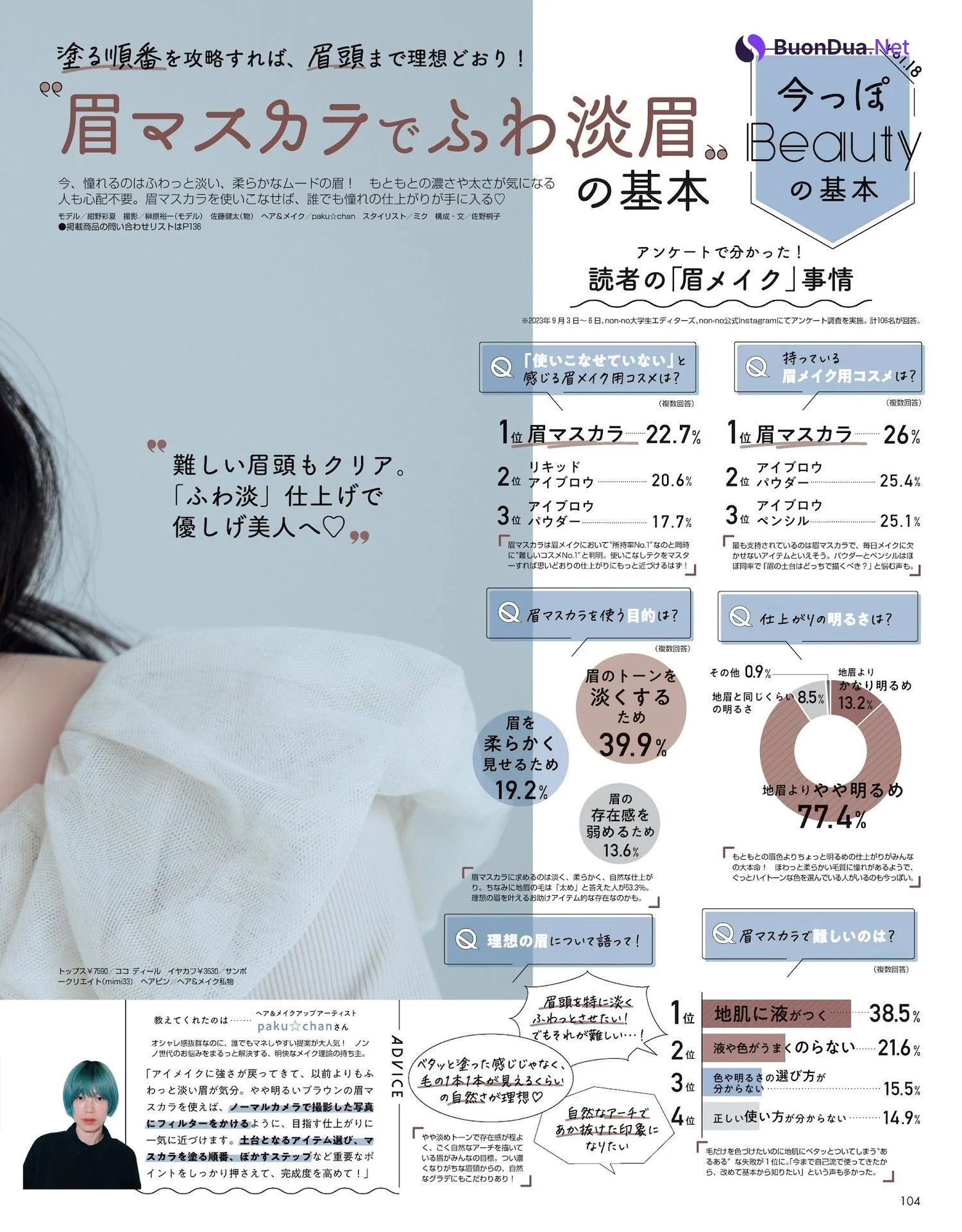 Ayaka Konno 紺野彩夏, Non-No ノンノ 2024年1月合併号 - Photo 2