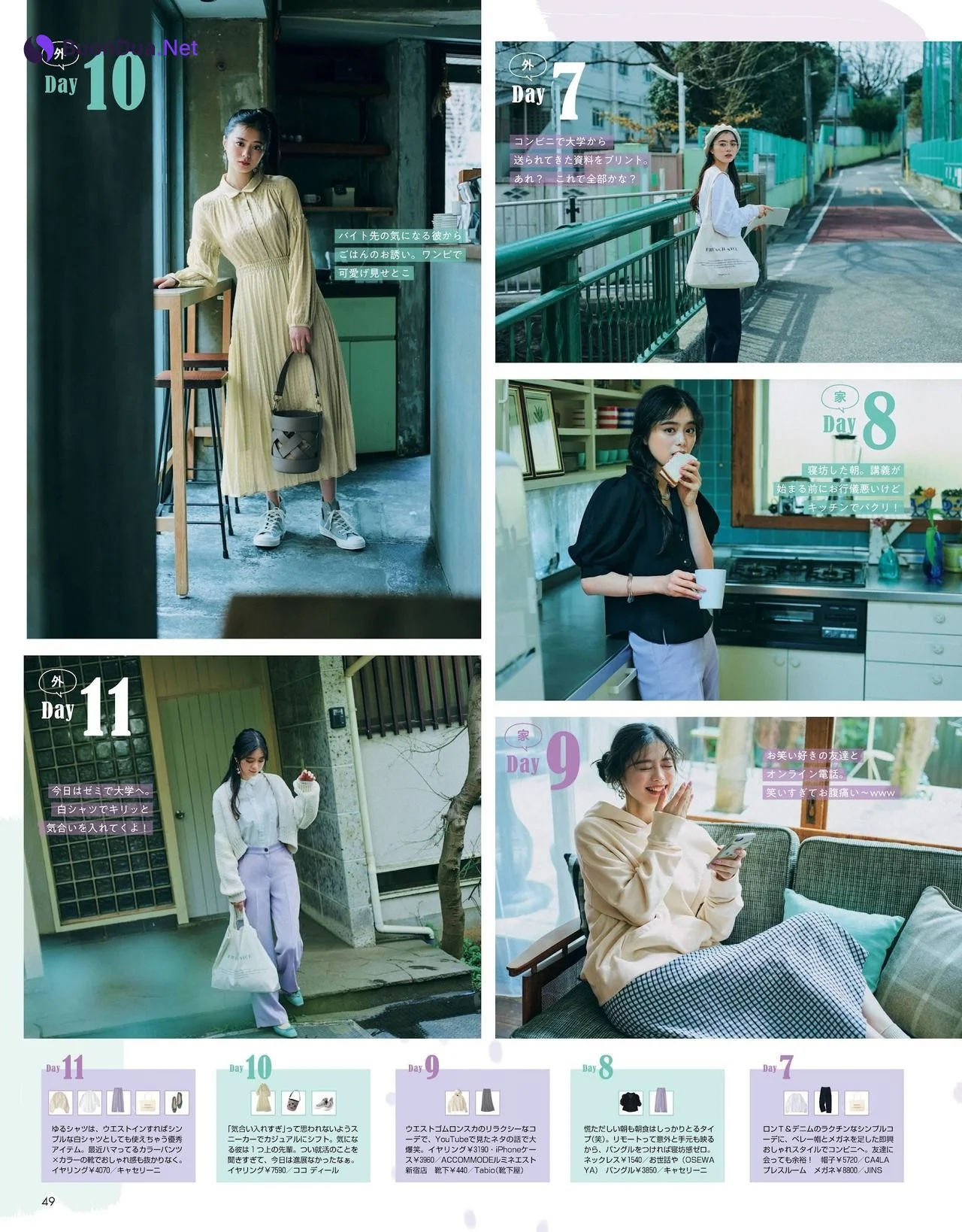 Ayaka Konno 紺野彩夏, Non-no Magazine 2021.08 - รูปภาพ 7