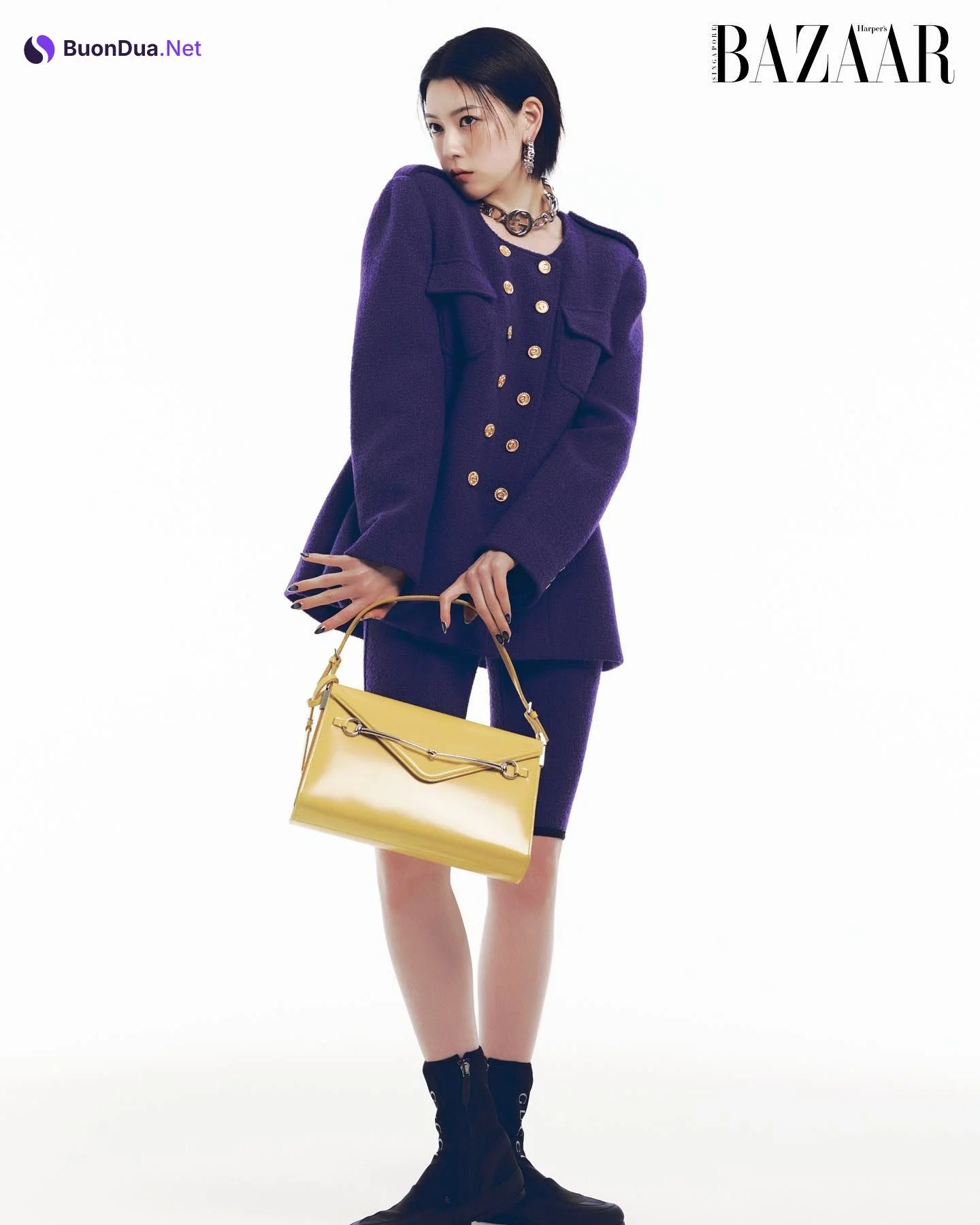 Ayaka Miyoshi 三吉彩花, Harper’s Bazaar Japan ハーパーズ バザー 2024.02 - Photo 12