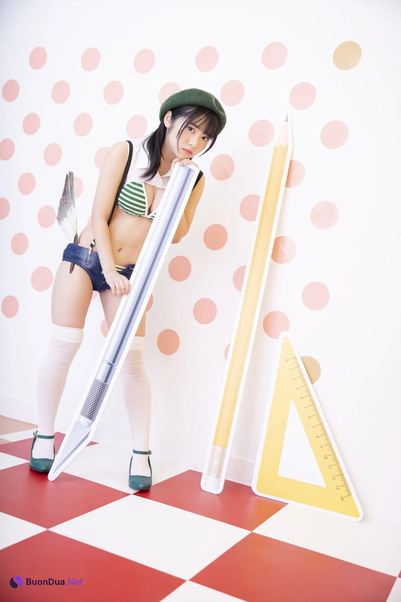 Ayame Okada 岡田彩夢, デジタル写真集 [キミとキャンバスライフ！] Set.01 - 사진 4