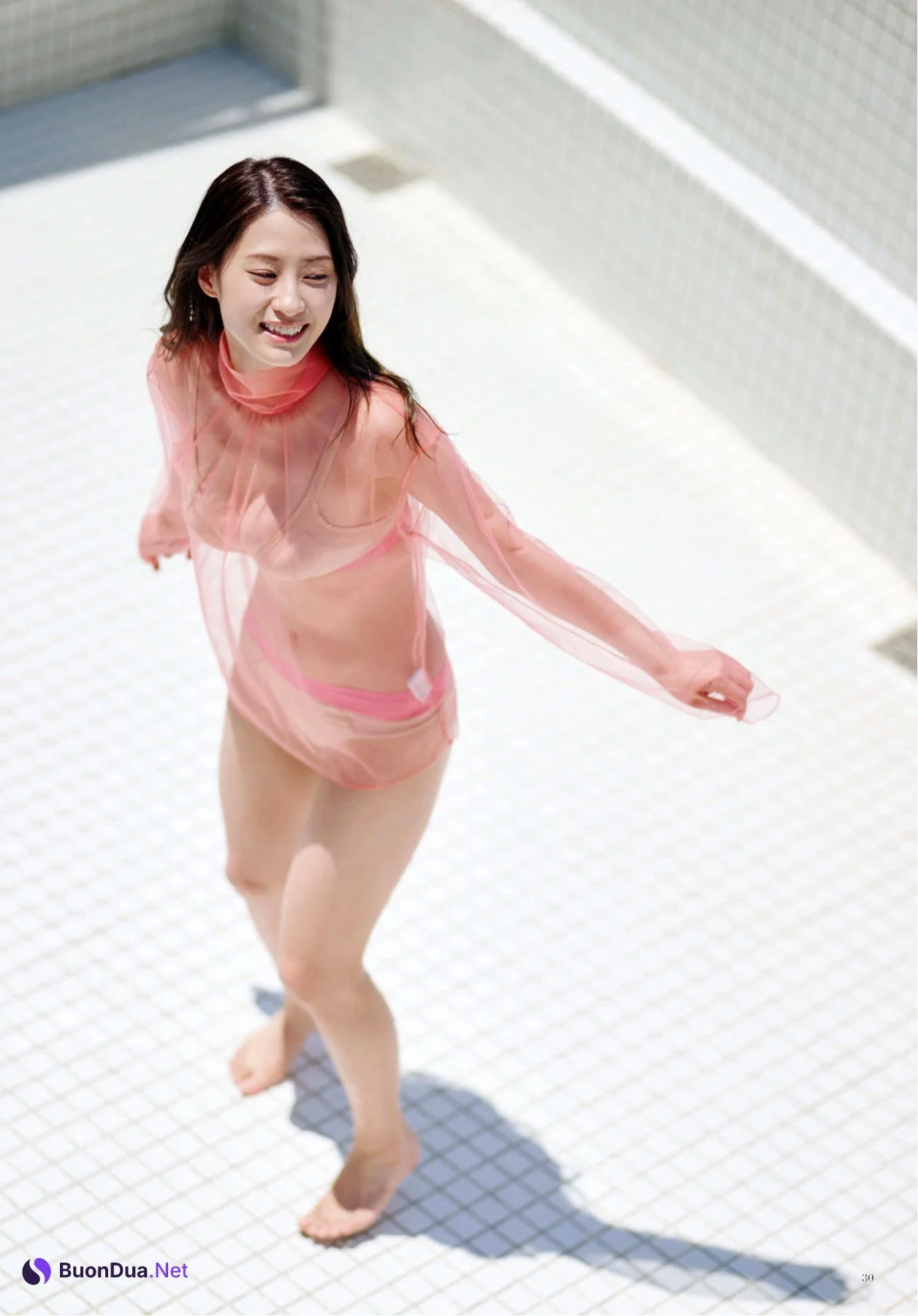 Ayano Sumida 澄田綾乃, デジタル原色美女図鑑 [Seaside Terrace] Set.01 - Photo 10