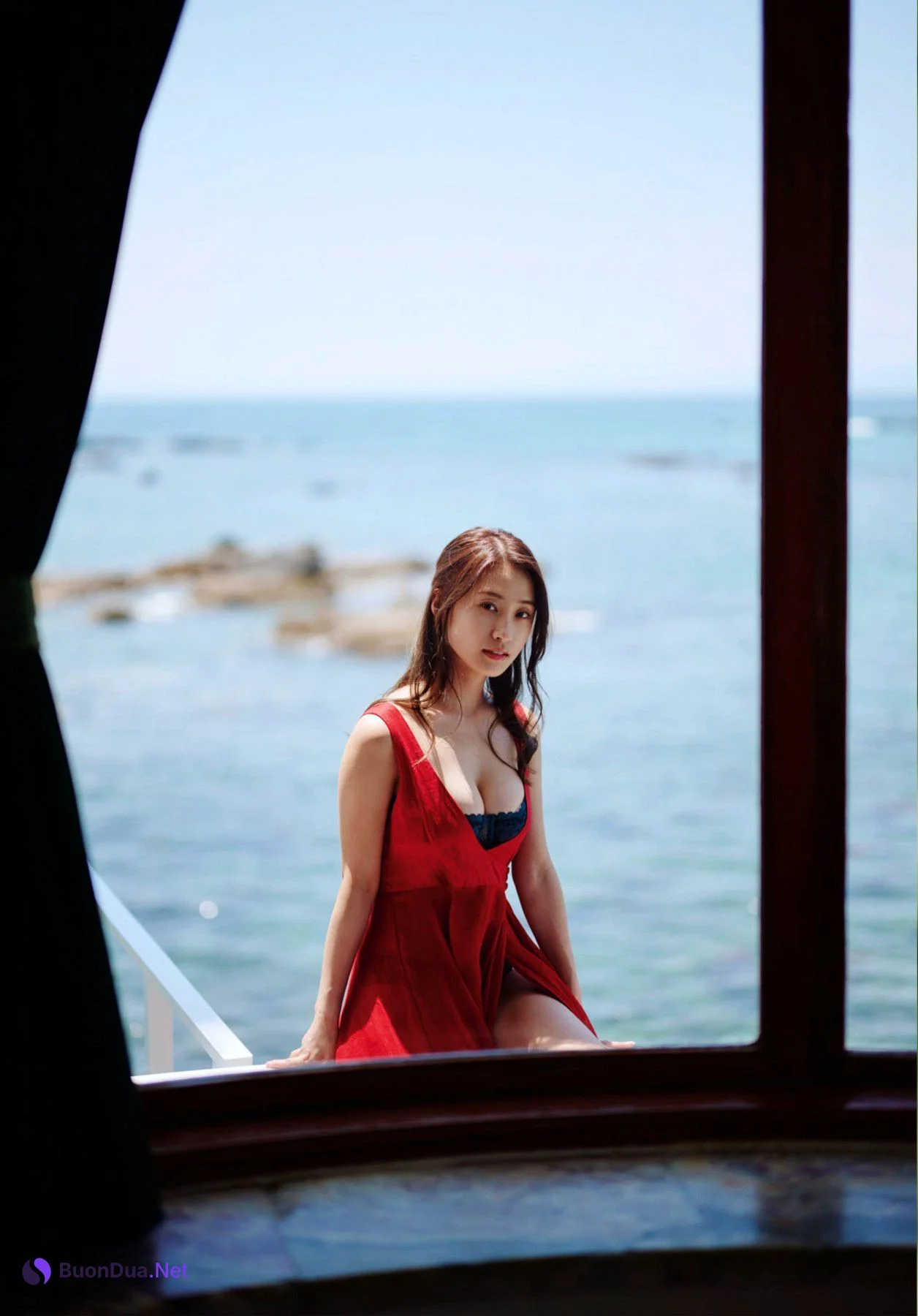 Ayano Sumida 澄田綾乃, デジタル原色美女図鑑 [Seaside Terrace] Set.02 - Photo 4