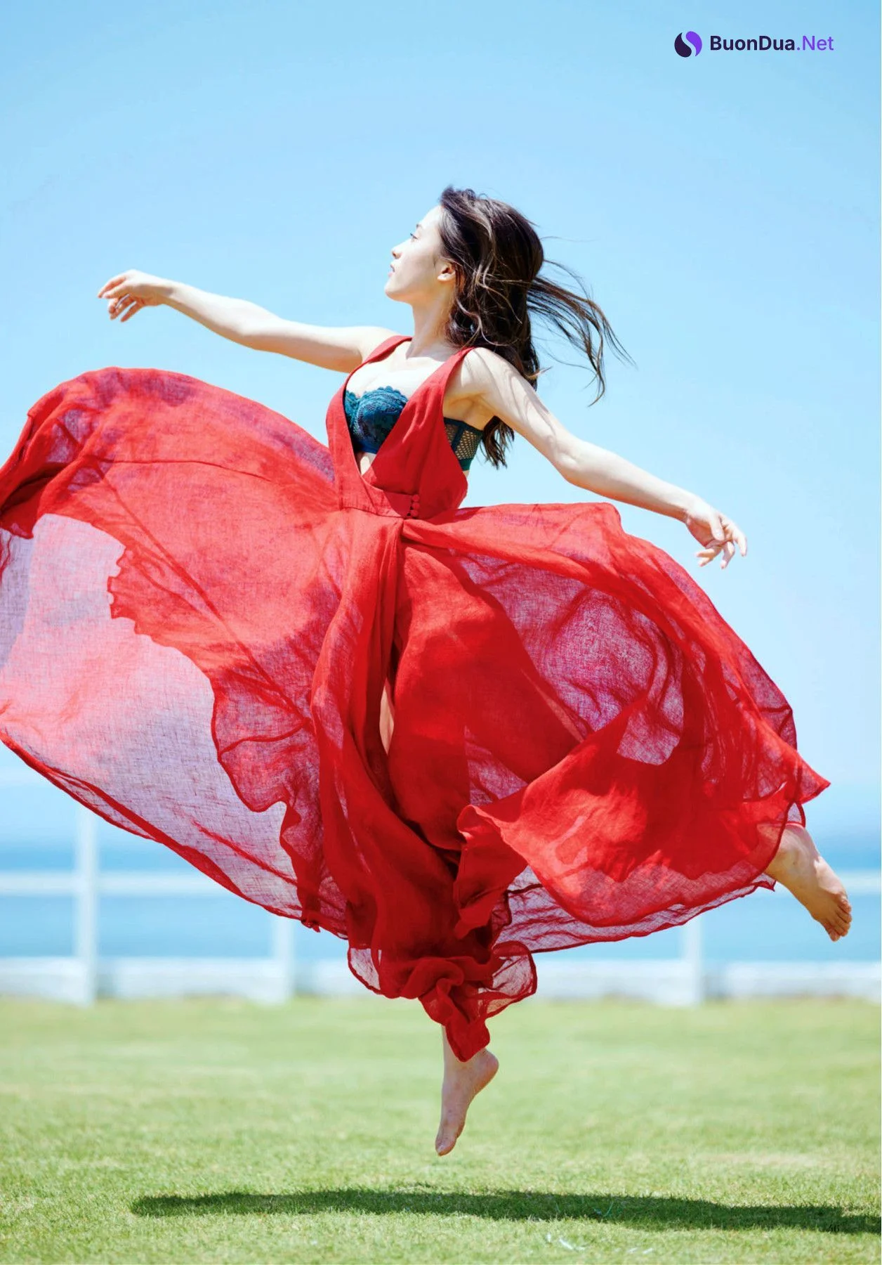 Ayano Sumida 澄田綾乃, デジタル原色美女図鑑 [Seaside Terrace] Set.02 - Photo 7