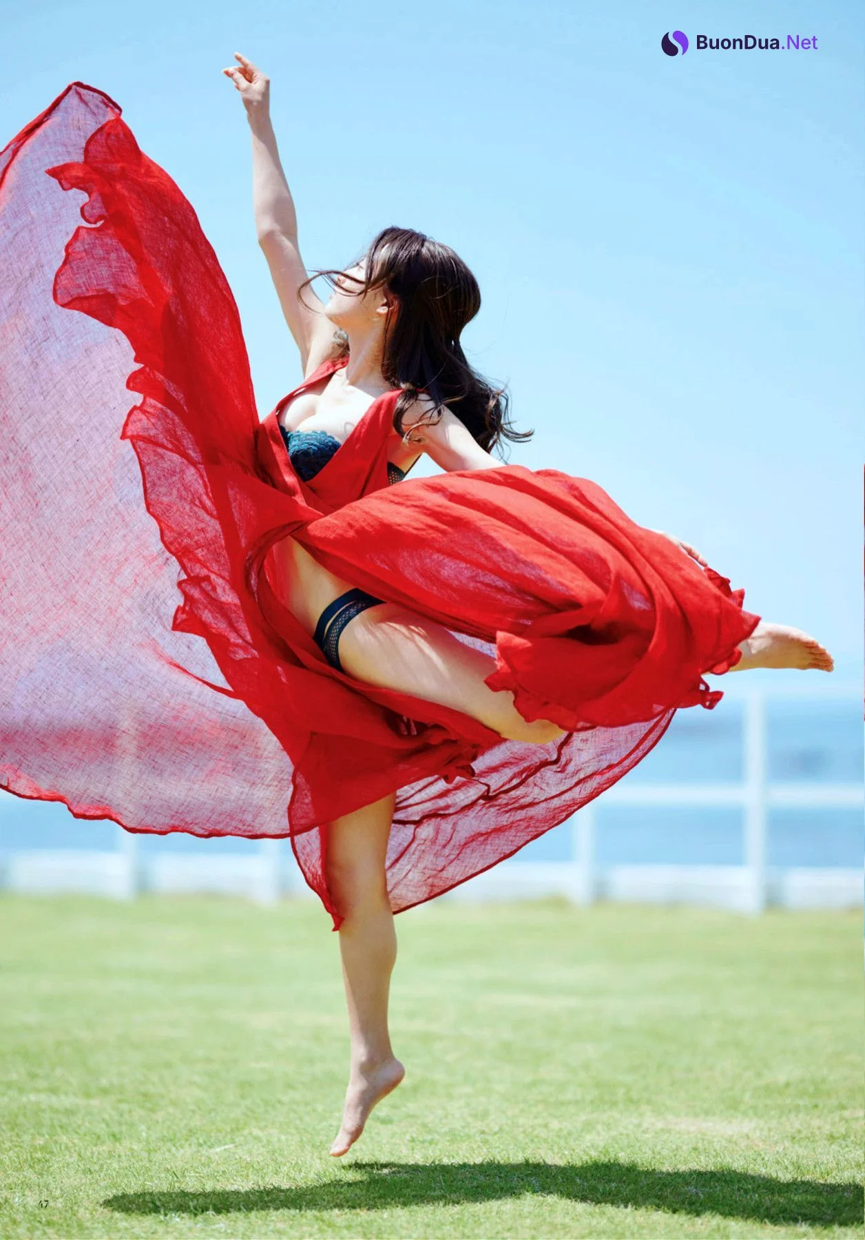 Ayano Sumida 澄田綾乃, デジタル原色美女図鑑 [Seaside Terrace] Set.02 - Photo 8