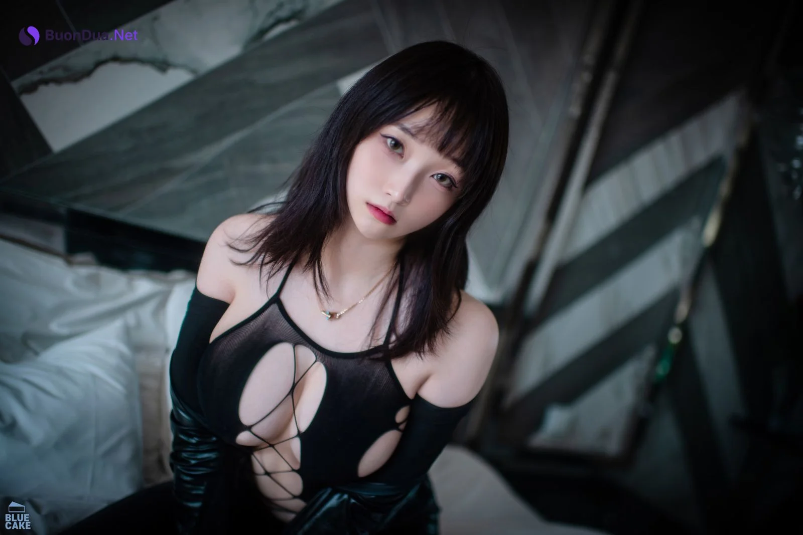 Bambi 밤비, [BLUECAKE] Black Mist Mesh - Photo 10