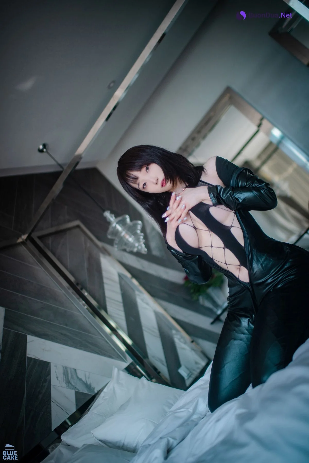 Bambi 밤비, [BLUECAKE] Black Mist Mesh - Photo 3
