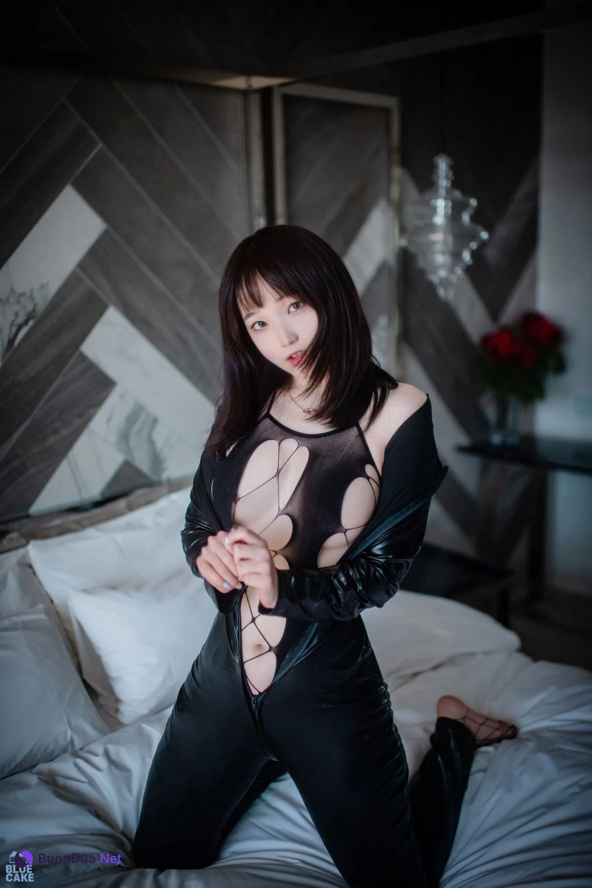 Bambi 밤비, [BLUECAKE] Black Mist Mesh - Photo 8